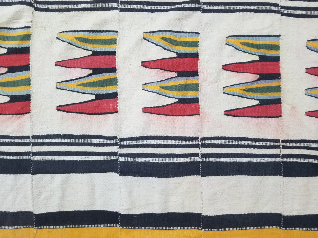 Vintage African Nigerian Handwoven Textile/Blanket Throw 330x146cm
