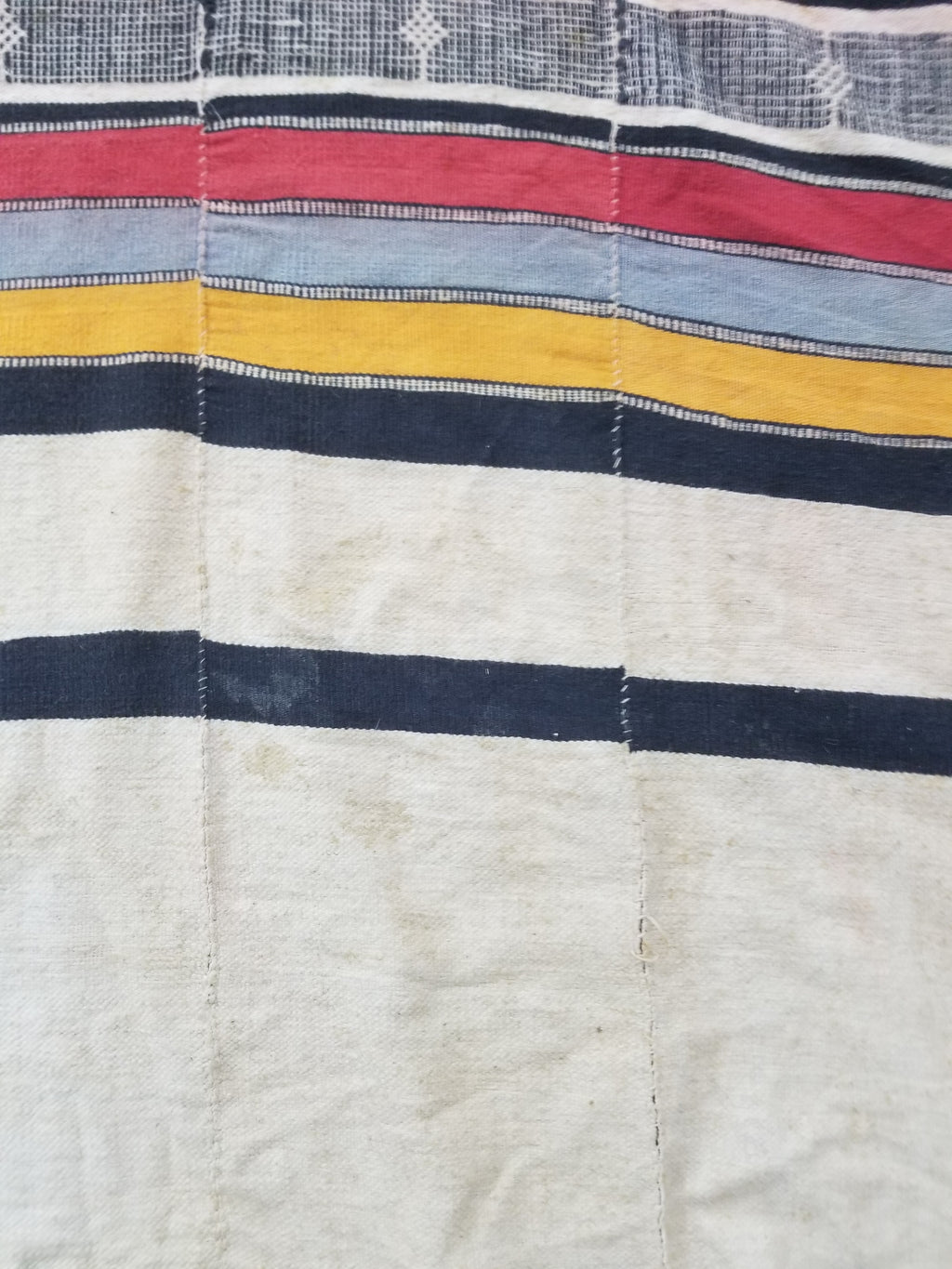Vintage African Nigerian Handwoven Textile/Blanket Throw 330x146cm