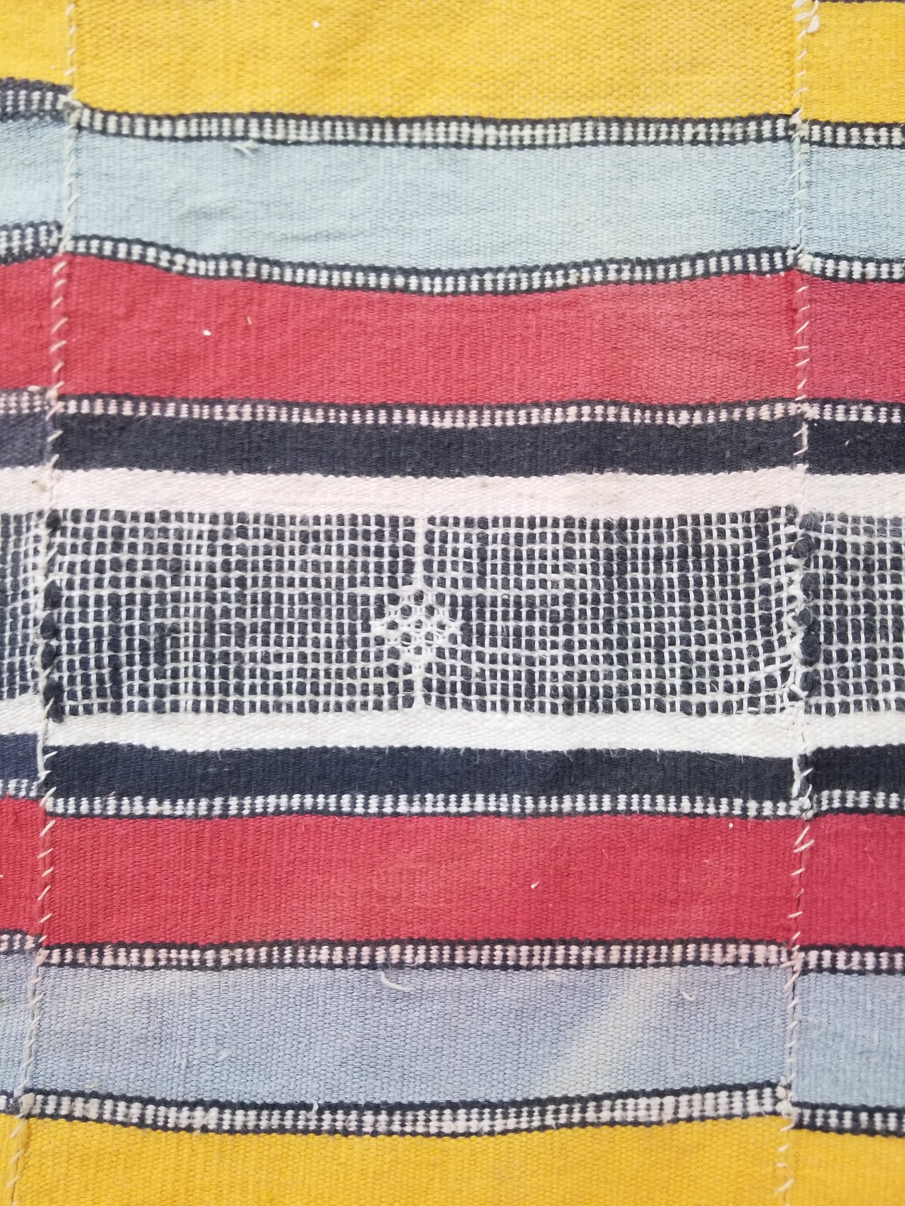 Vintage African Nigerian Handwoven Textile/Blanket Throw 330x146cm