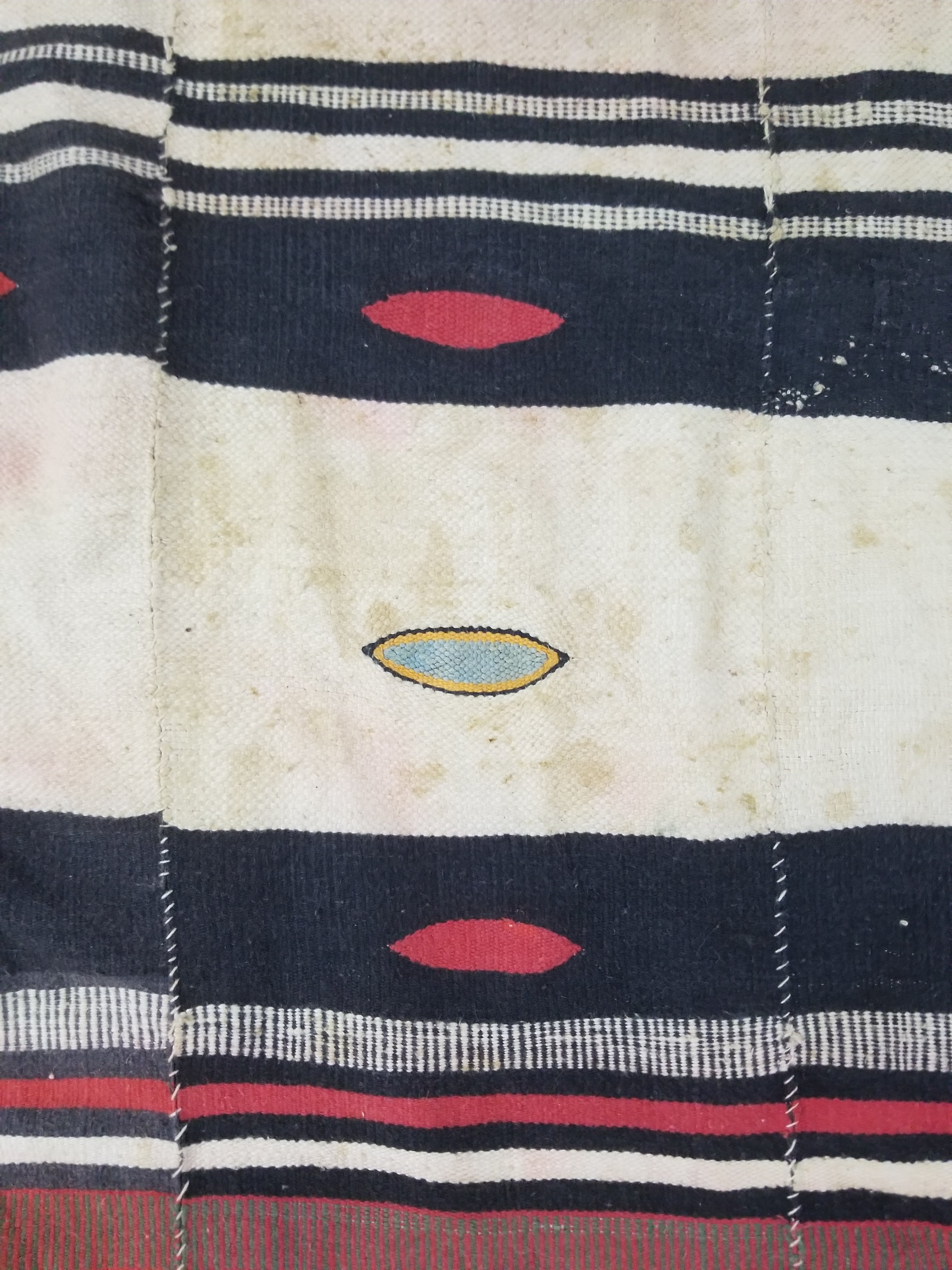 Vintage African Nigerian Handwoven Textile/Blanket Throw 330x146cm