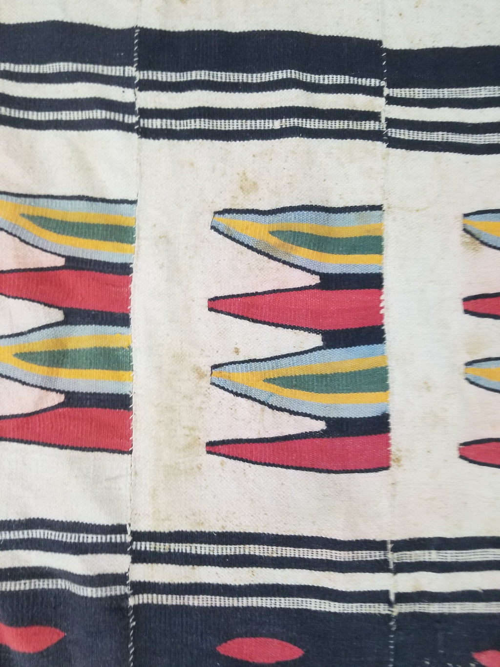 Vintage African Nigerian Handwoven Textile/Blanket Throw 330x146cm