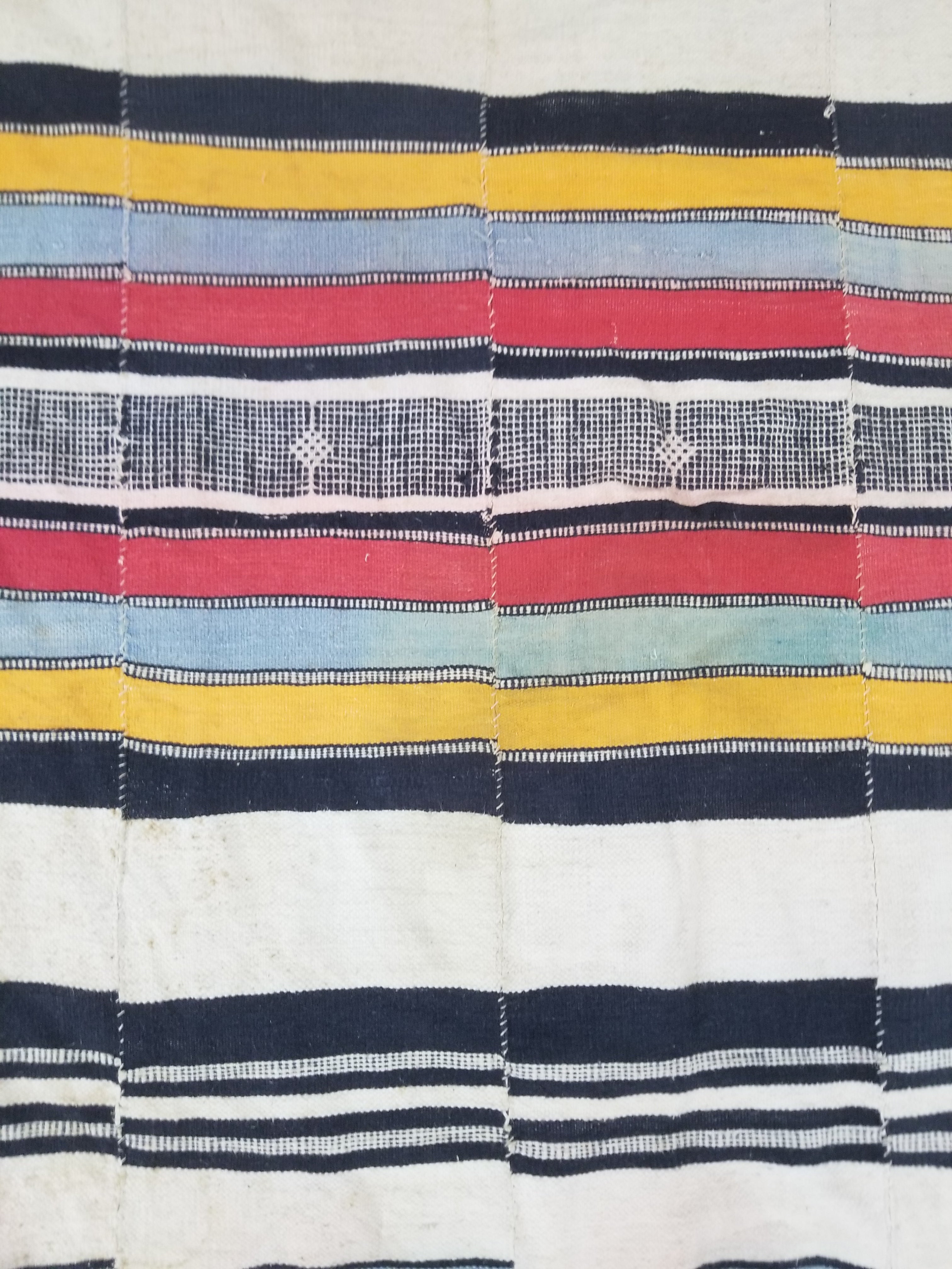 Vintage African Nigerian Handwoven Textile/Blanket Throw 330x146cm