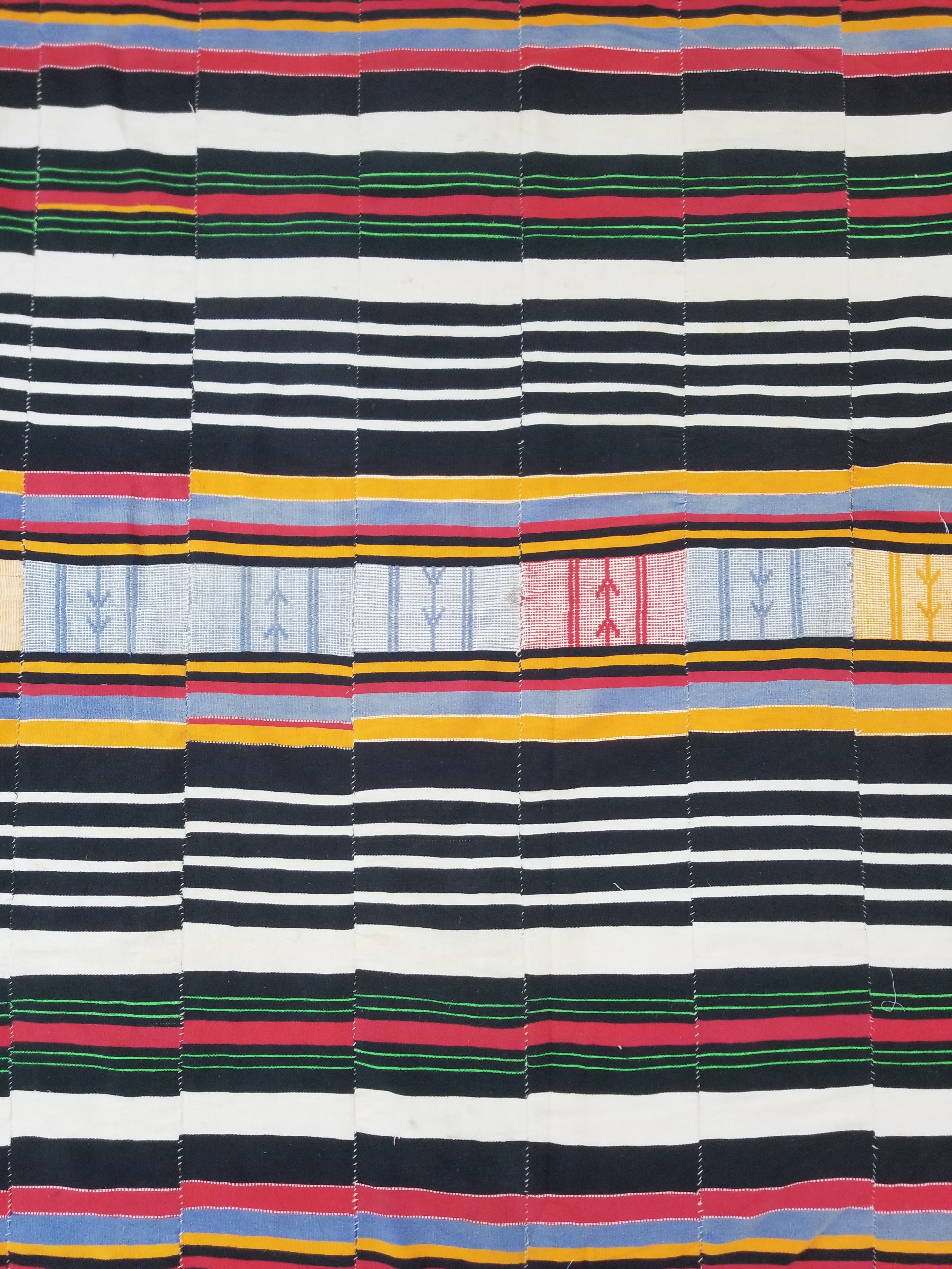 Vintage African Handwoven Fulani Wedding Blanket / Tent Cloth 280x163cm