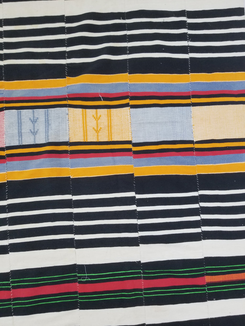 Vintage African Handwoven Fulani Wedding Blanket / Tent Cloth 280x163cm