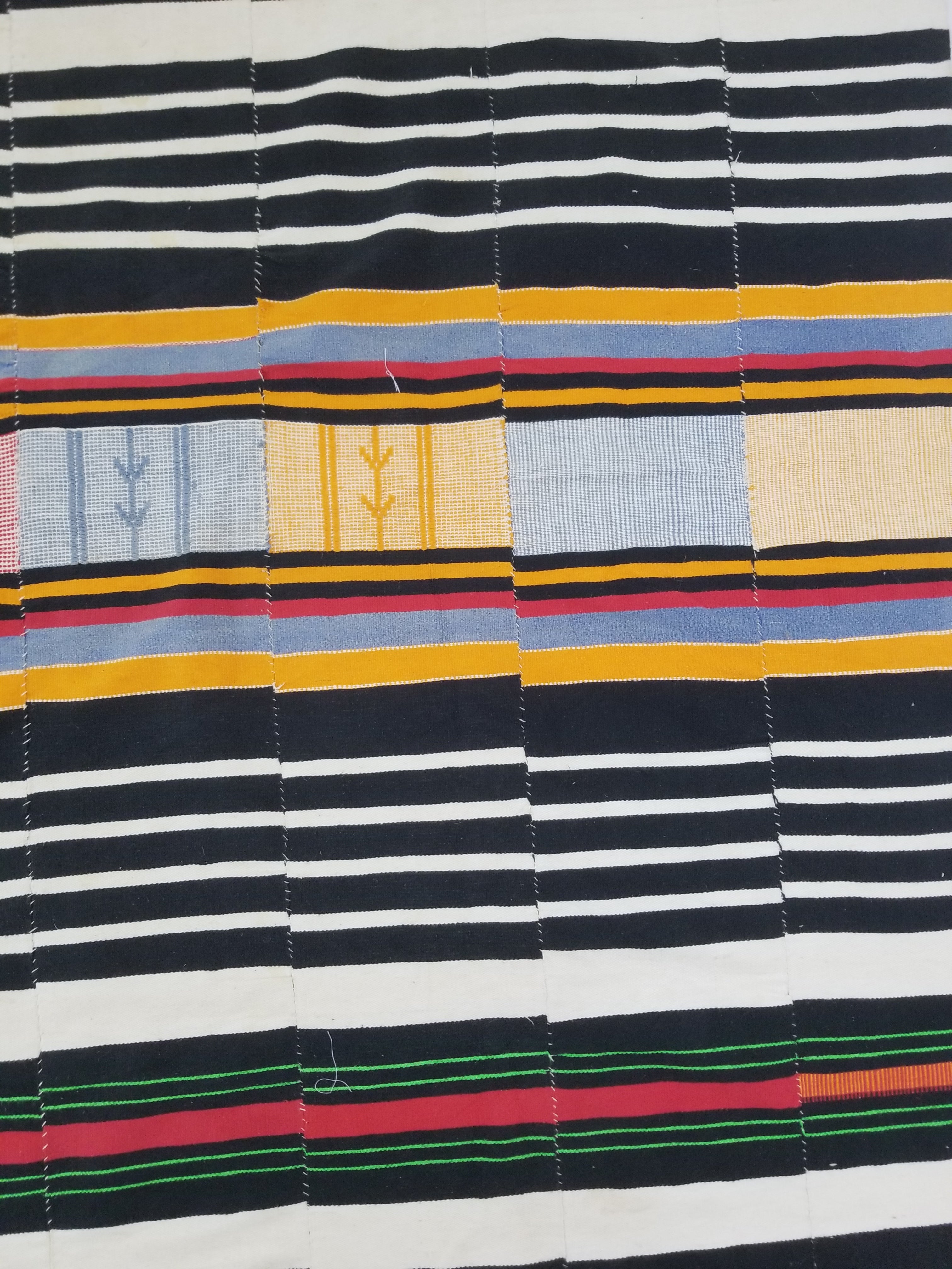 Vintage African Handwoven Fulani Wedding Blanket / Tent Cloth 280x163cm