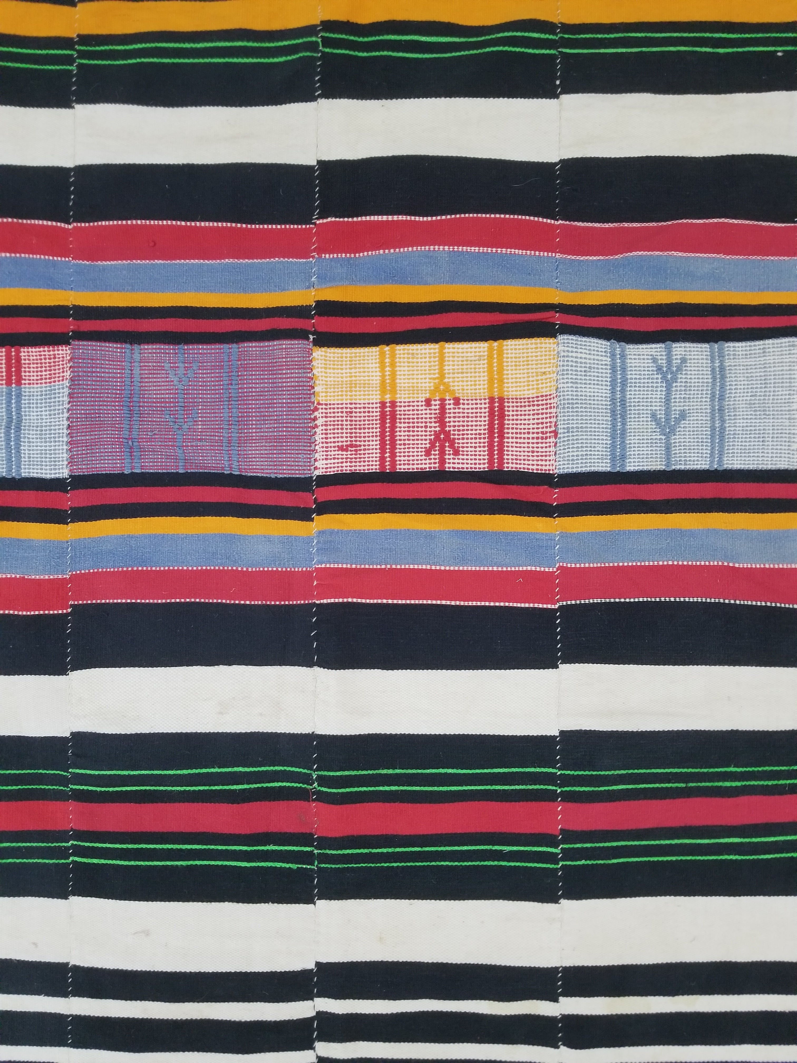 Vintage African Handwoven Fulani Wedding Blanket / Tent Cloth 280x163cm