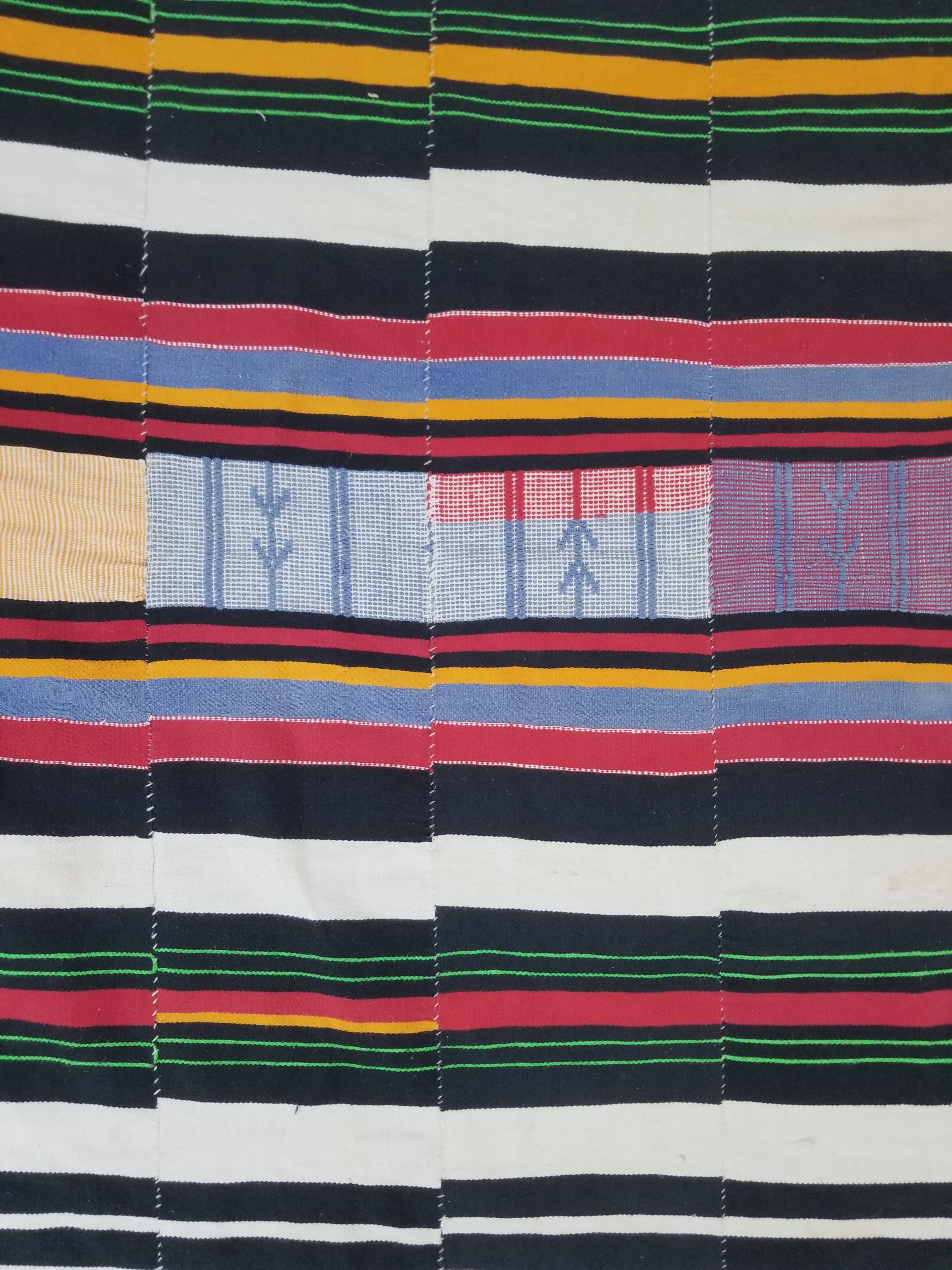Vintage African Handwoven Fulani Wedding Blanket / Tent Cloth 280x163cm