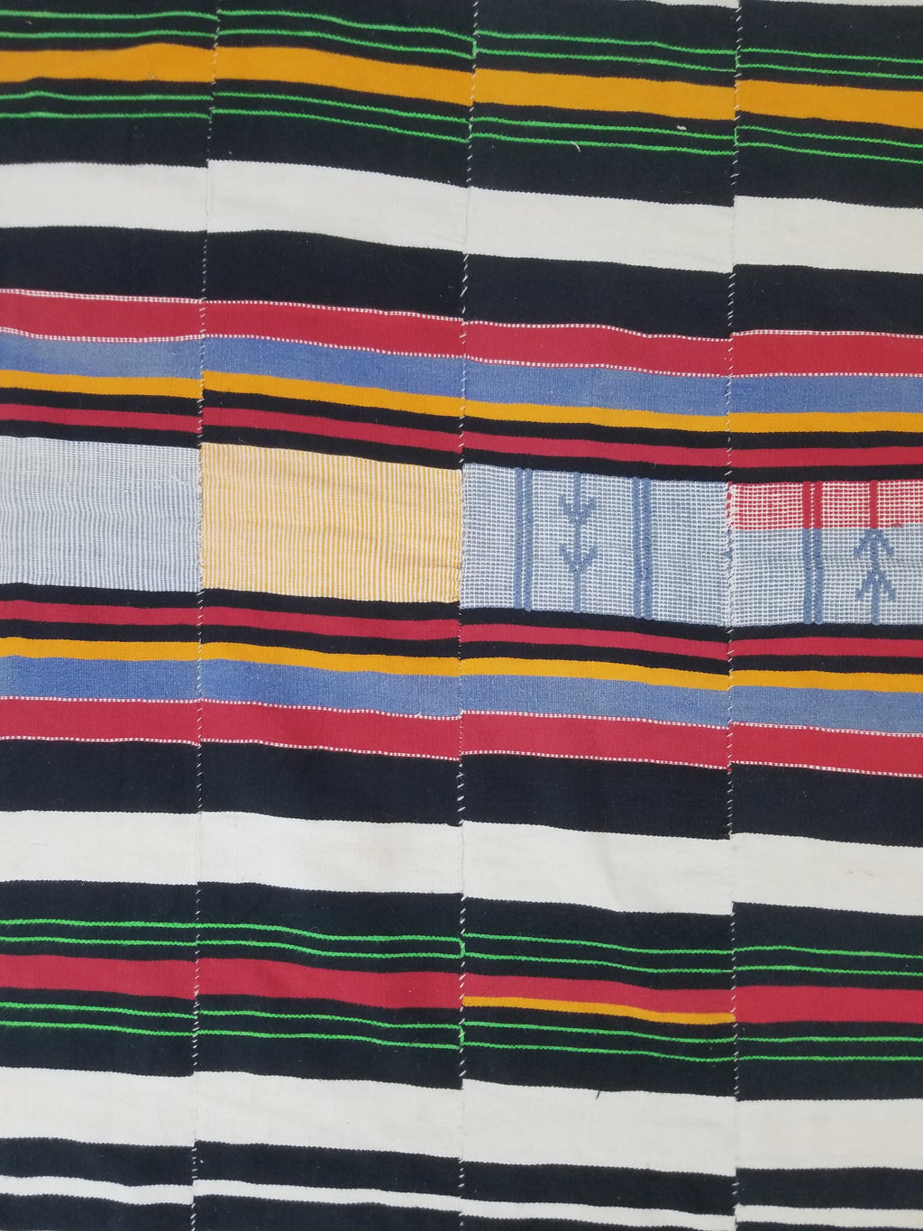 Vintage African Handwoven Fulani Wedding Blanket / Tent Cloth 280x163cm
