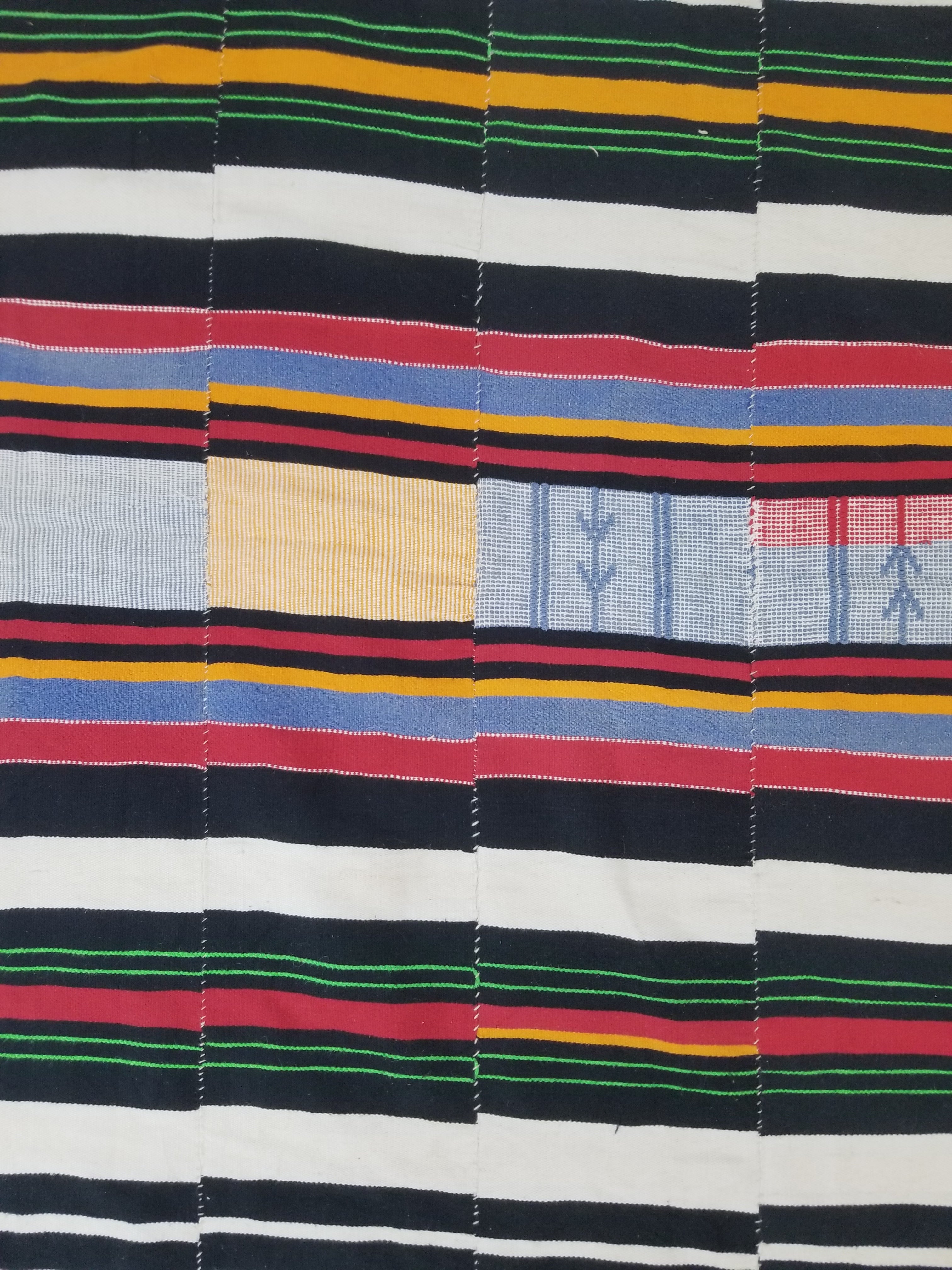 Vintage African Handwoven Fulani Wedding Blanket / Tent Cloth 280x163cm