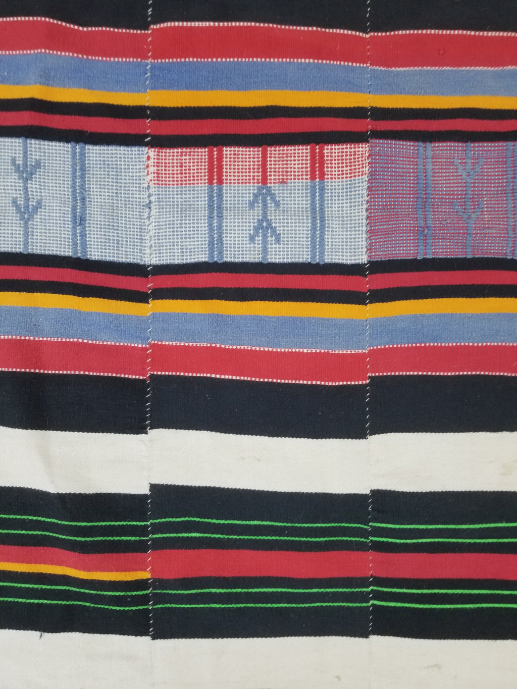 Vintage African Handwoven Fulani Wedding Blanket / Tent Cloth 280x163cm