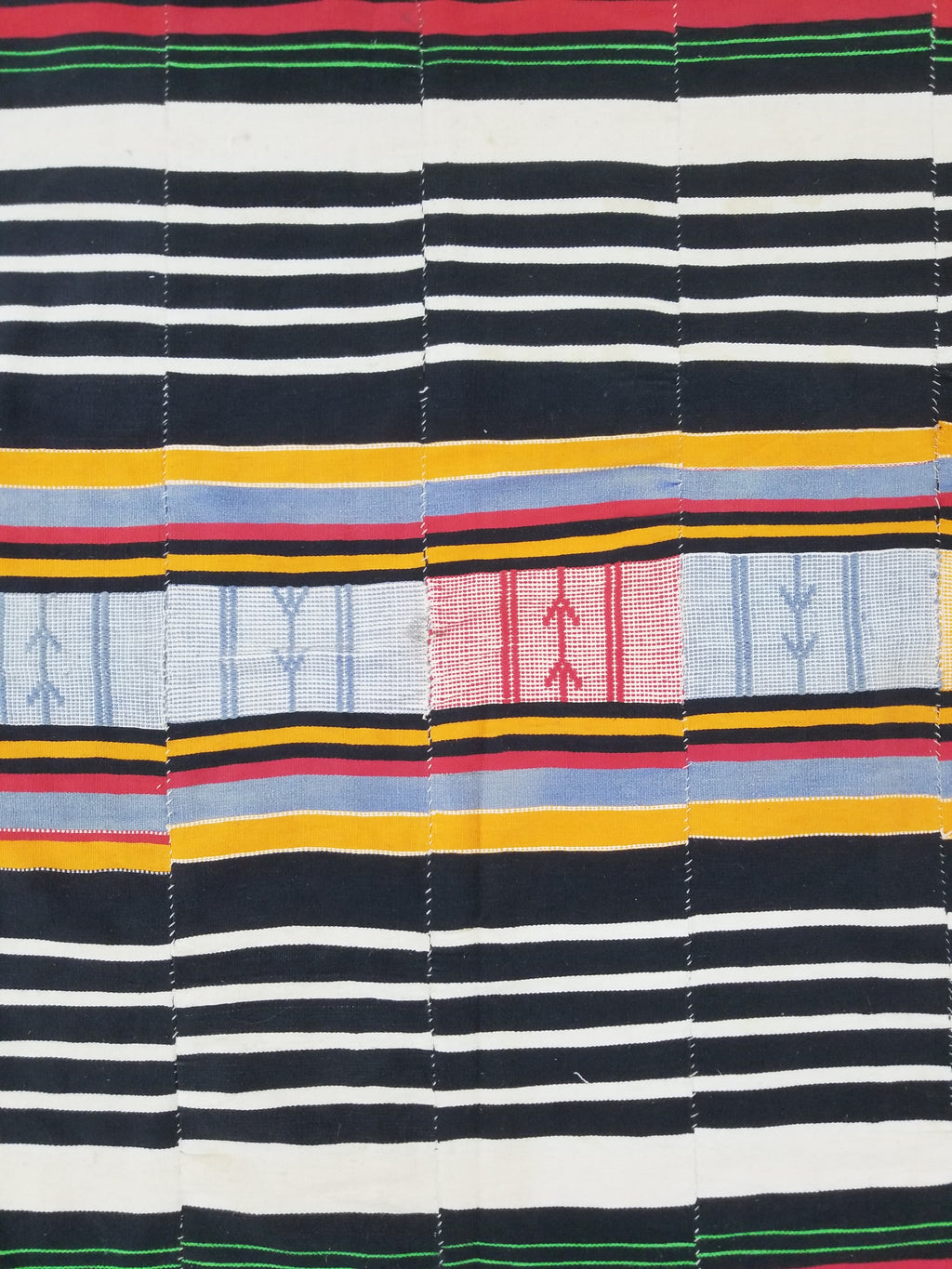 Vintage African Handwoven Fulani Wedding Blanket / Tent Cloth 280x163cm