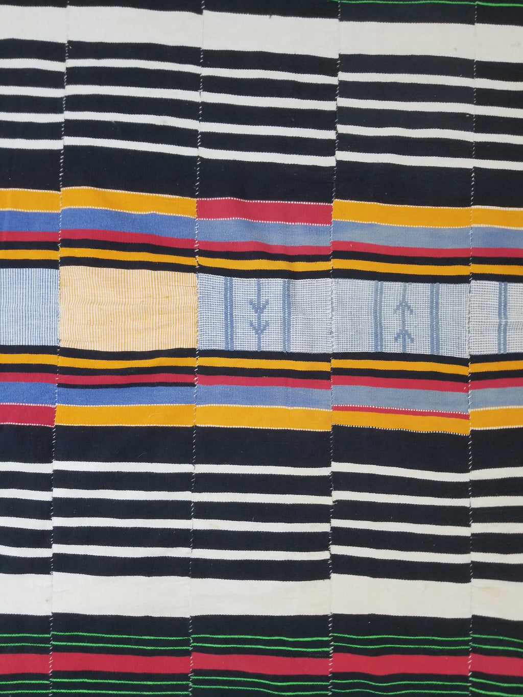 Vintage African Handwoven Fulani Wedding Blanket / Tent Cloth 280x163cm