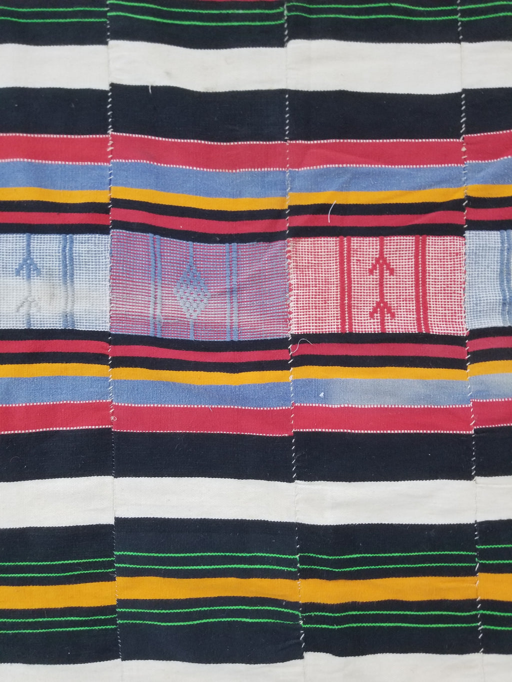 Vintage African Handwoven Fulani Wedding Blanket / Tent Cloth 280x163cm