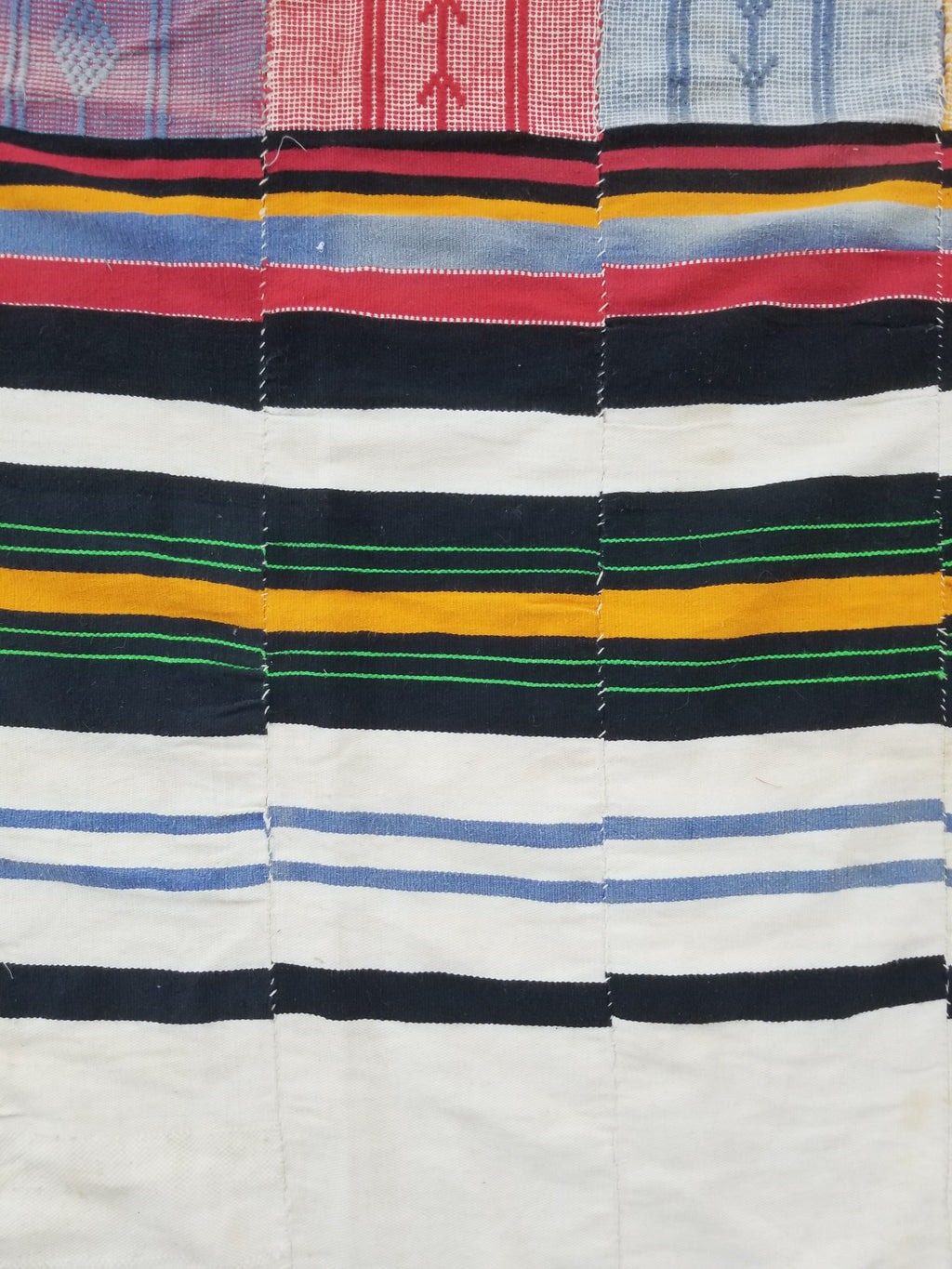Vintage African Handwoven Fulani Wedding Blanket / Tent Cloth 280x163cm