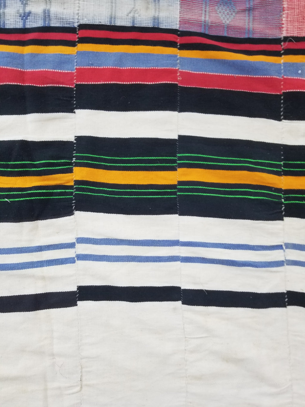 Vintage African Handwoven Fulani Wedding Blanket / Tent Cloth 280x163cm
