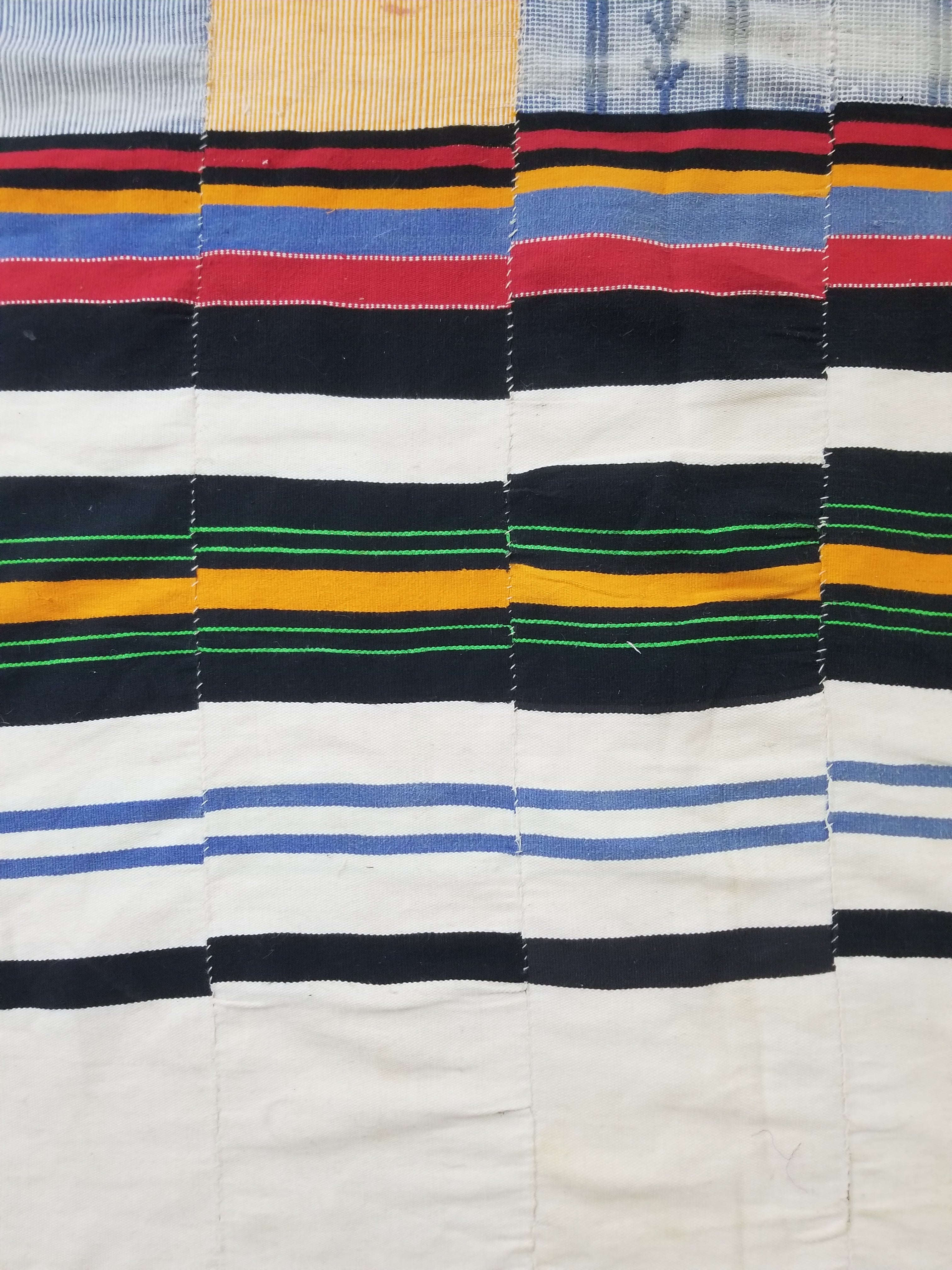 Vintage African Handwoven Fulani Wedding Blanket / Tent Cloth 280x163cm