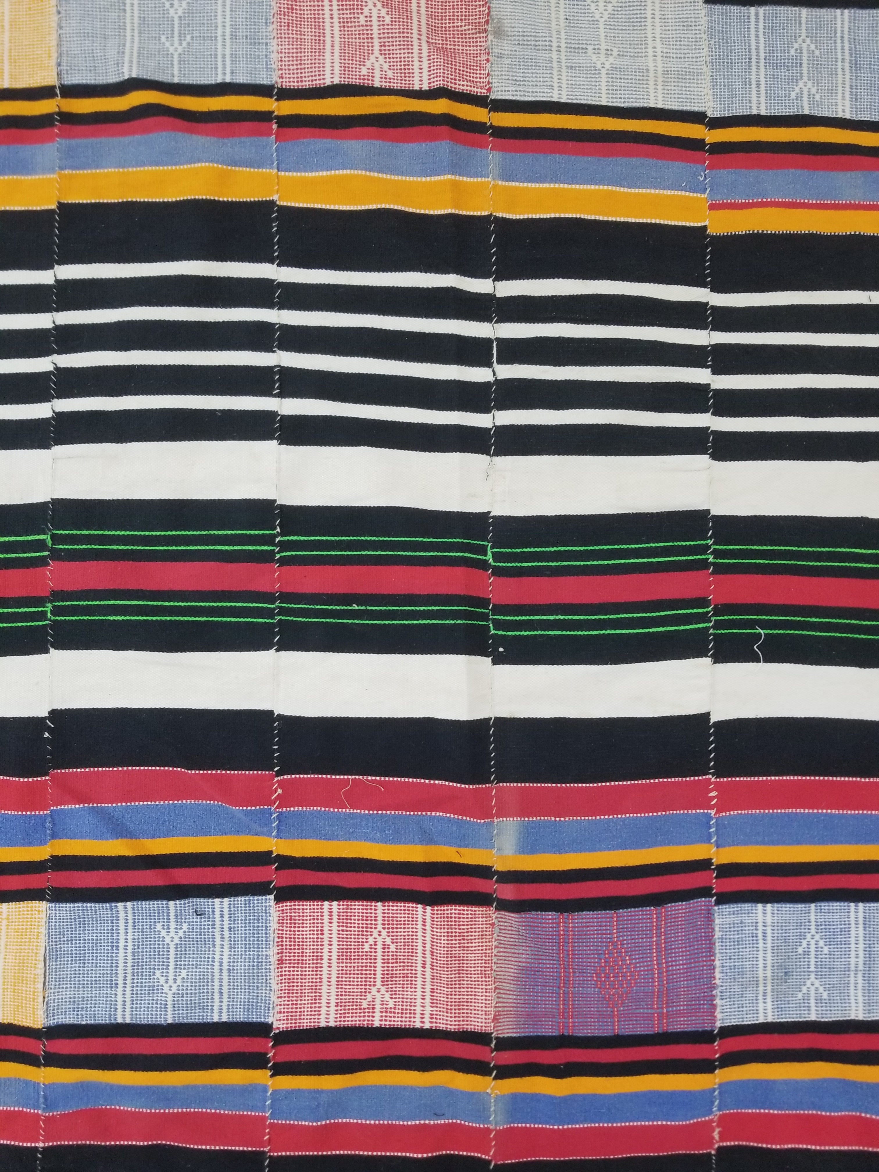 Vintage African Handwoven Fulani Wedding Blanket / Tent Cloth 280x163cm
