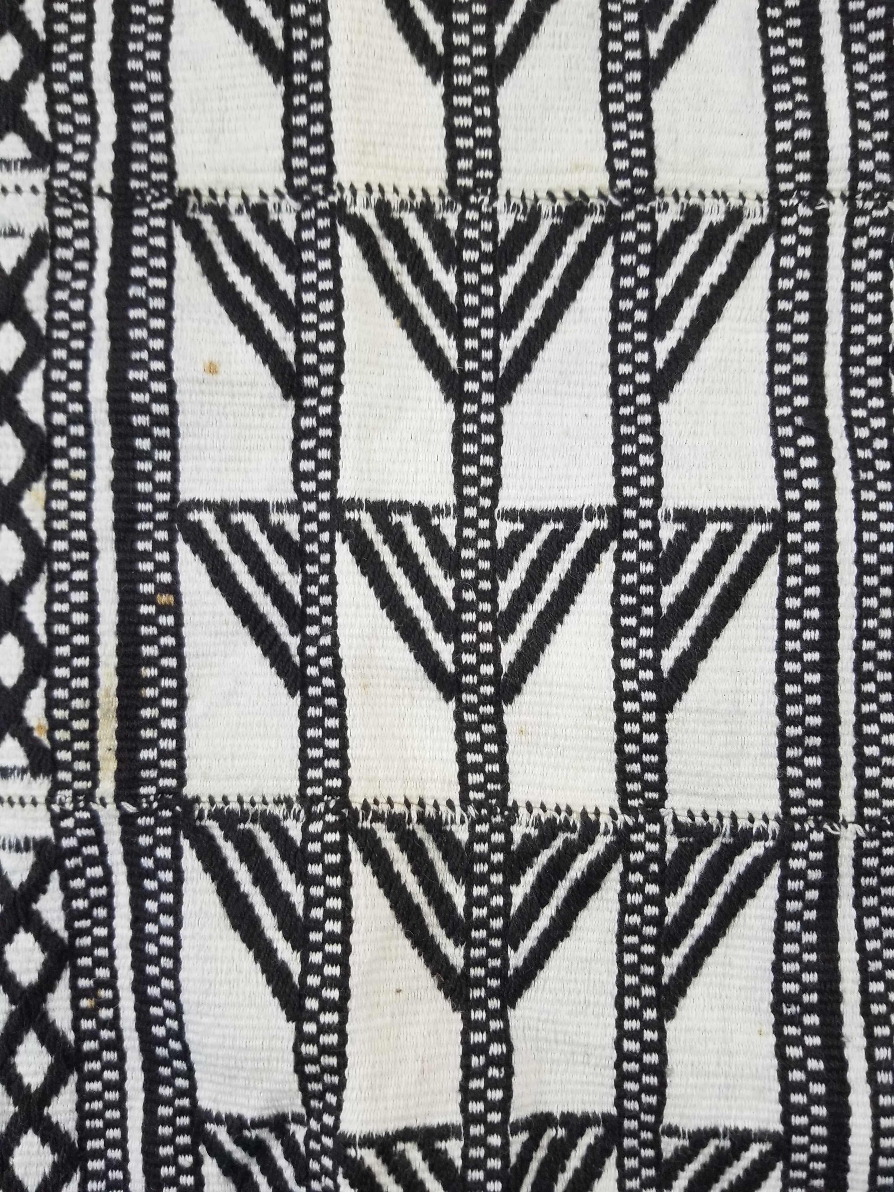 Vintage African Handwoven Mali Blanket Throw 206x130cm