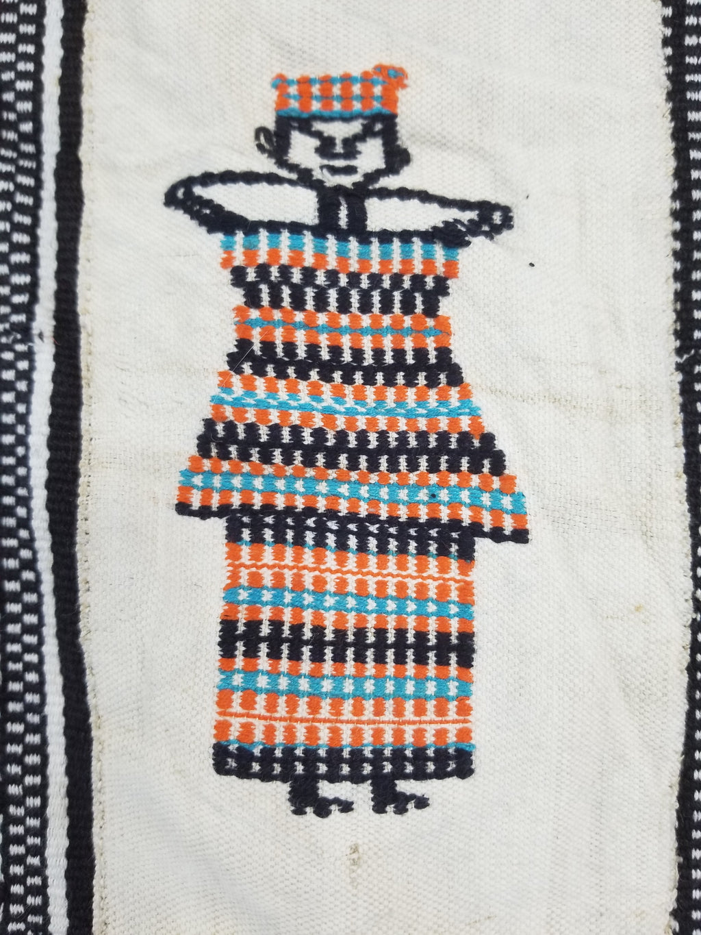Vintage African Handwoven Mali Blanket Throw 206x130cm