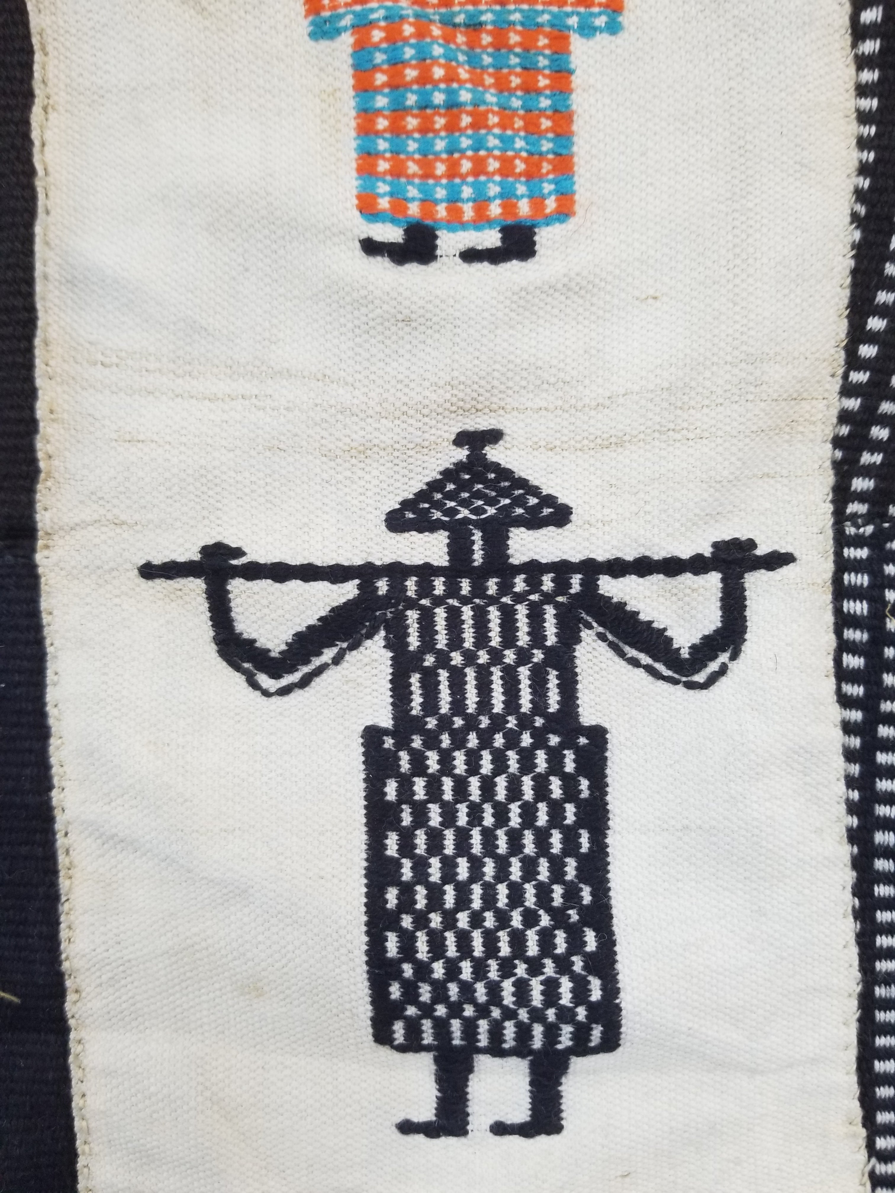 Vintage African Handwoven Mali Blanket Throw 206x130cm
