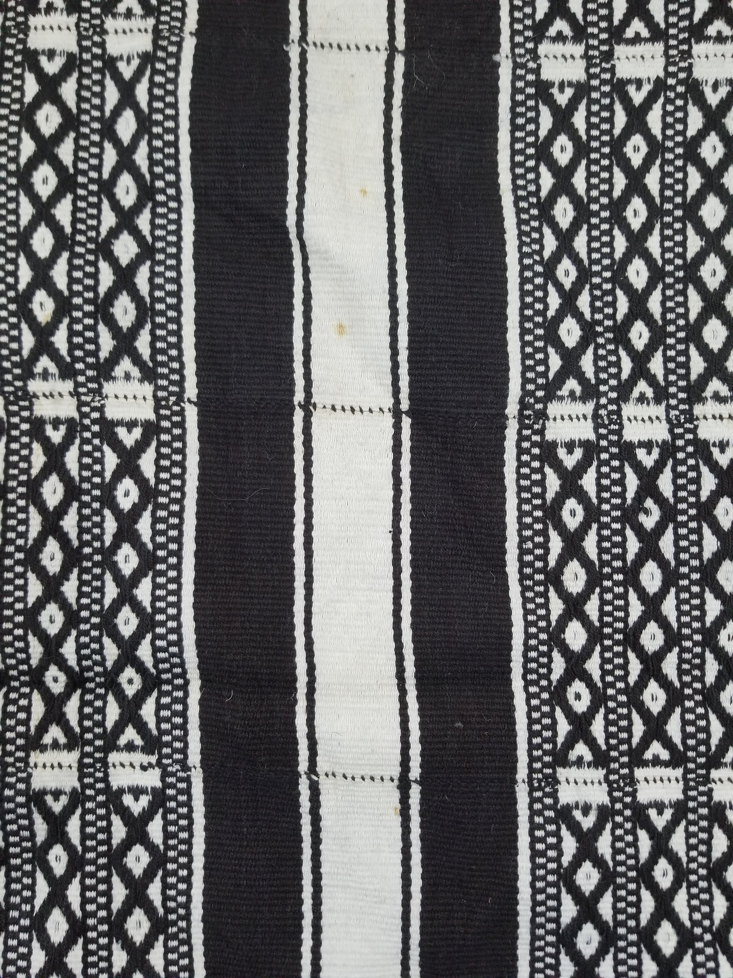 Vintage African Handwoven Mali Blanket Throw 206x130cm