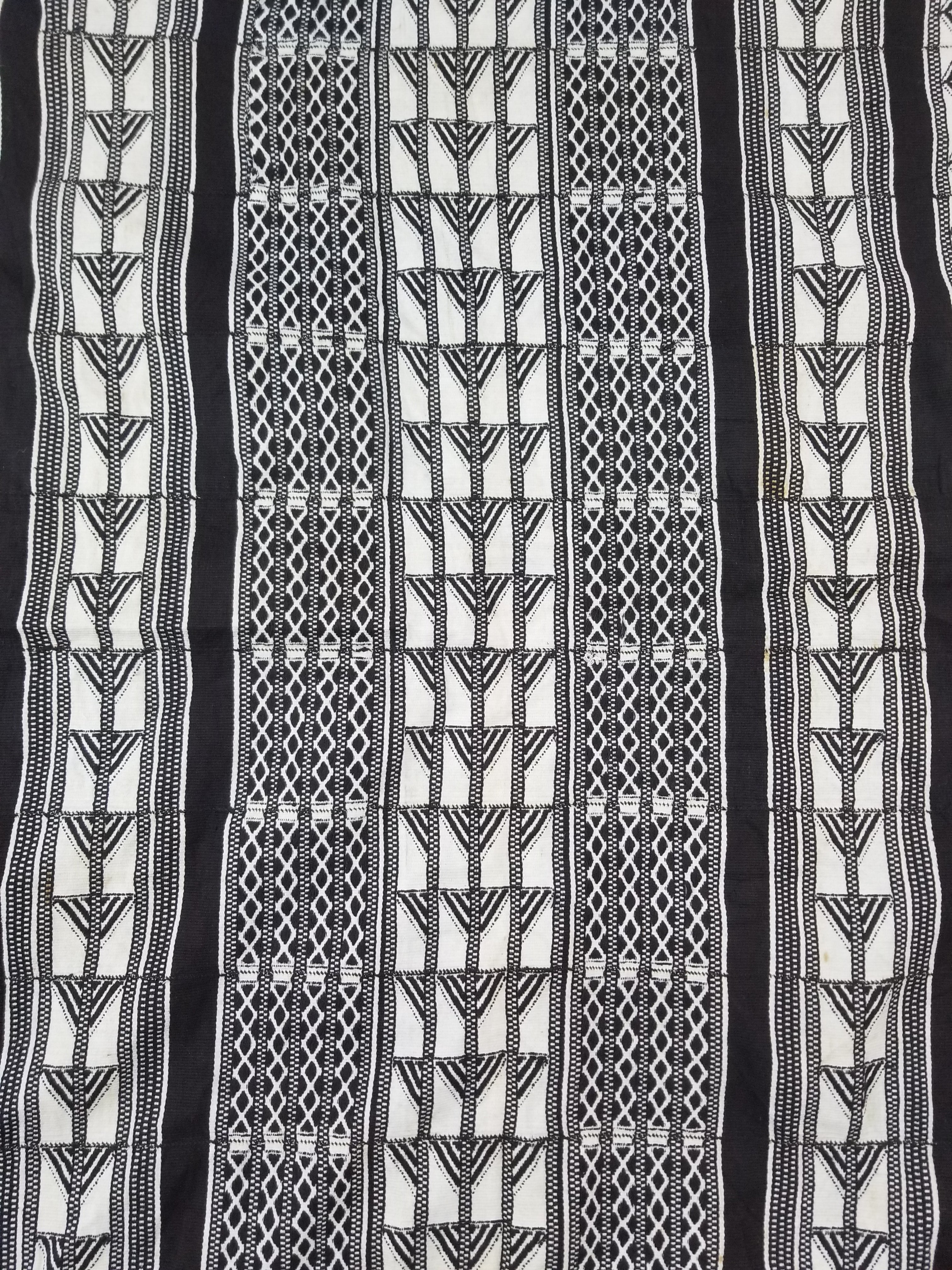 Vintage African Handwoven Mali Blanket Throw 206x130cm