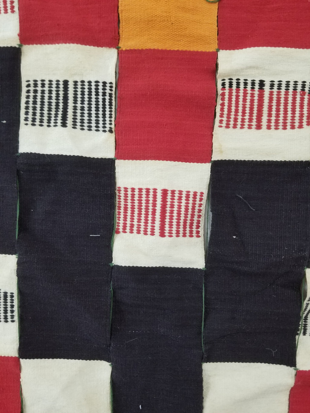 Vintage African Handwoven Ewe Kente Cloth - Ghana Ceremonial Textile 302x195cm