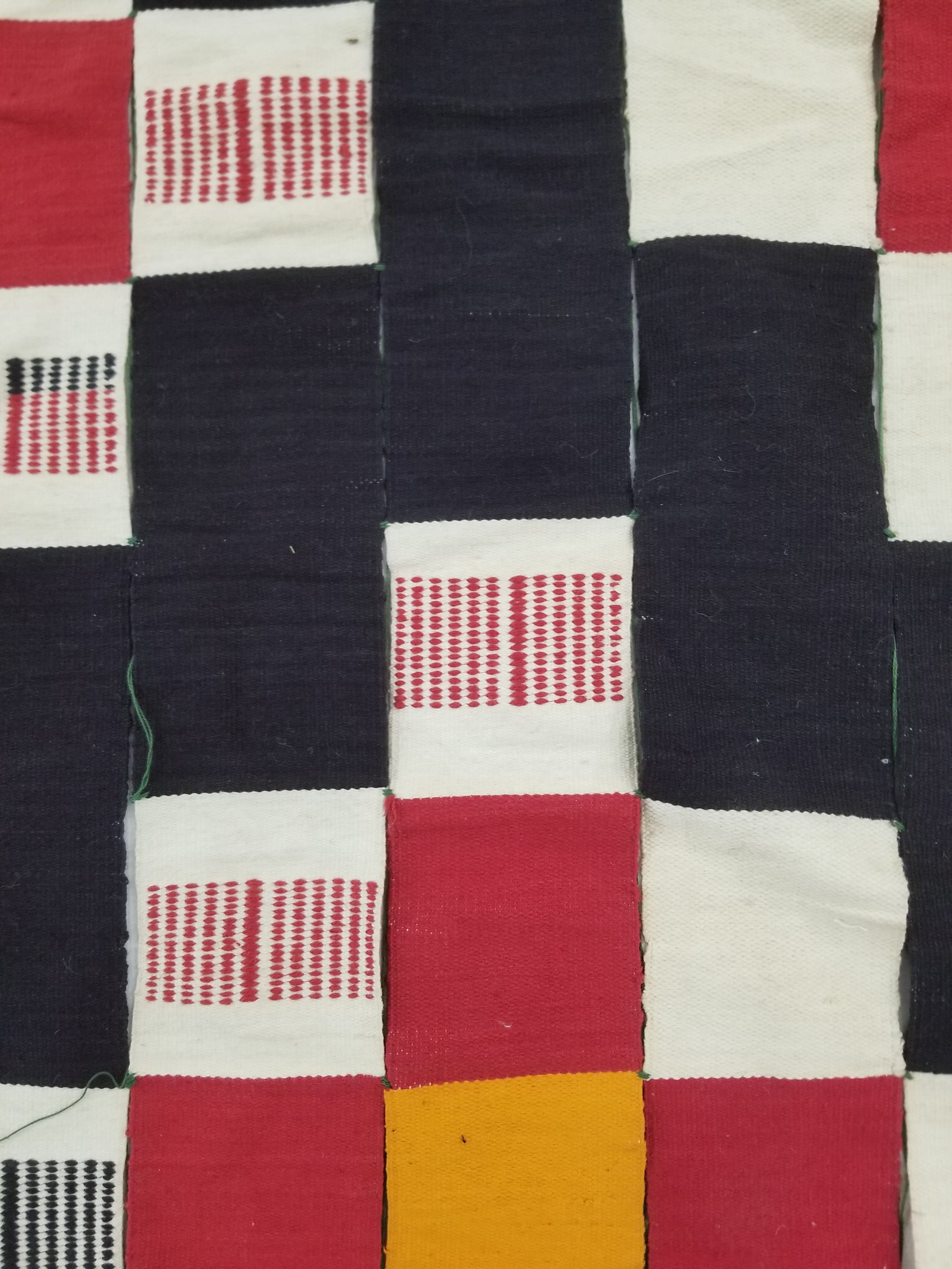 Vintage African Handwoven Ewe Kente Cloth - Ghana Ceremonial Textile 302x195cm