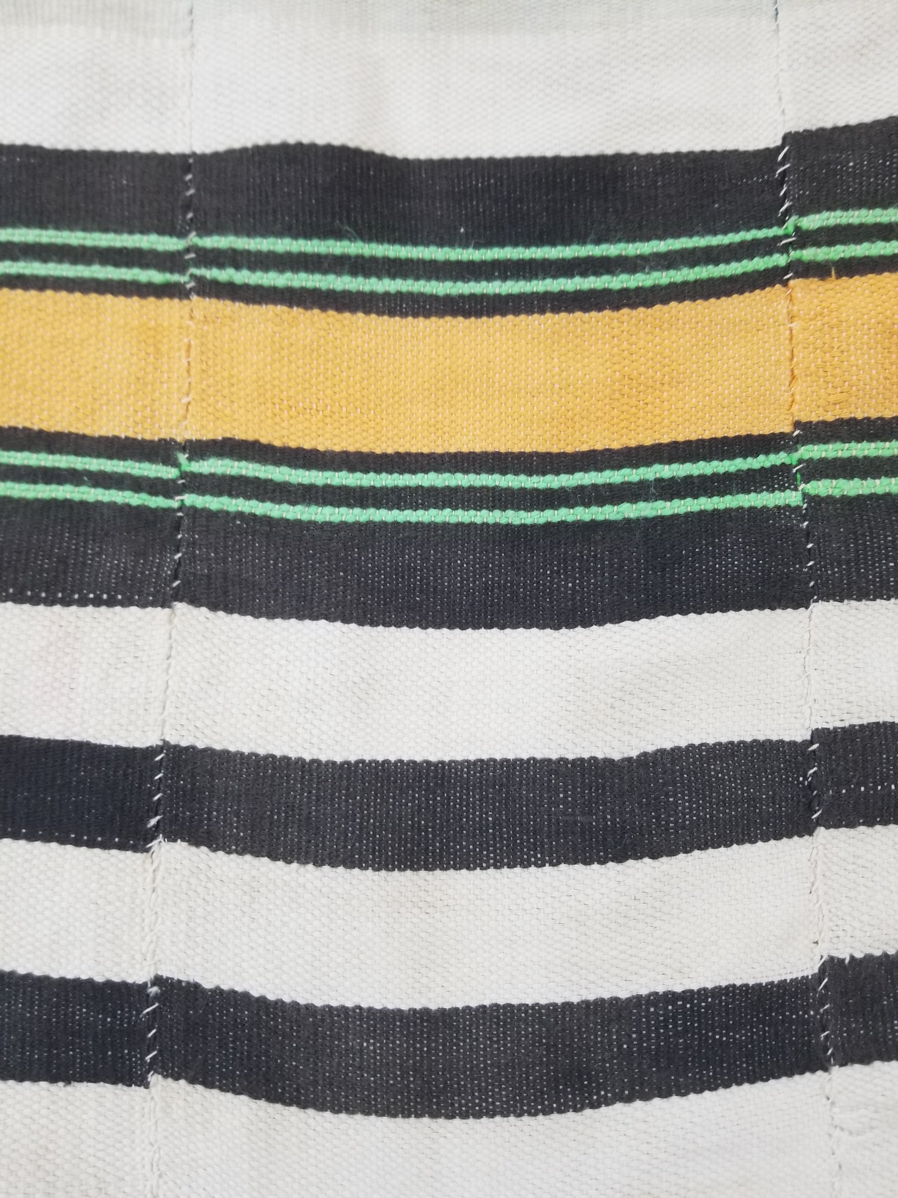 Vintage Traditional African Handwoven Striped Blanket Throw 212x135cm