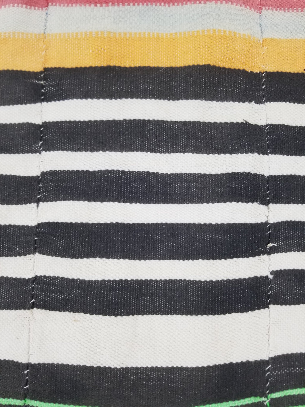 Vintage Traditional African Handwoven Striped Blanket Throw 212x135cm