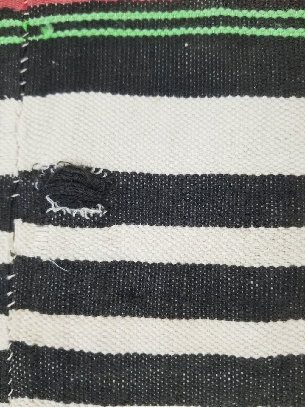 Vintage Traditional African Handwoven Striped Blanket Throw 212x135cm