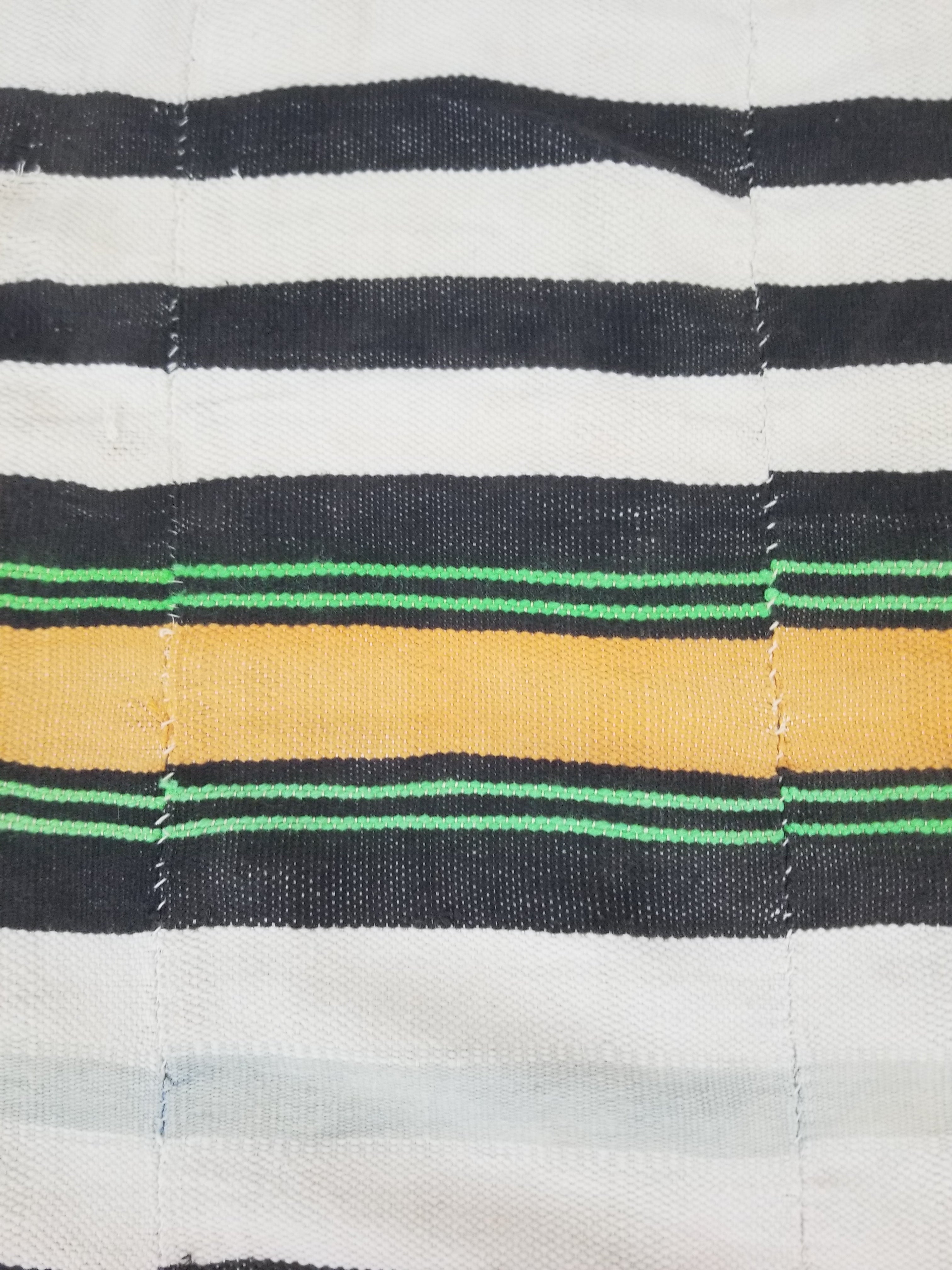 Vintage Traditional African Handwoven Striped Blanket Throw 212x135cm