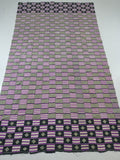 Vintage African Handwoven Ewe Kente Cloth - Ghana Textile 333x189cm