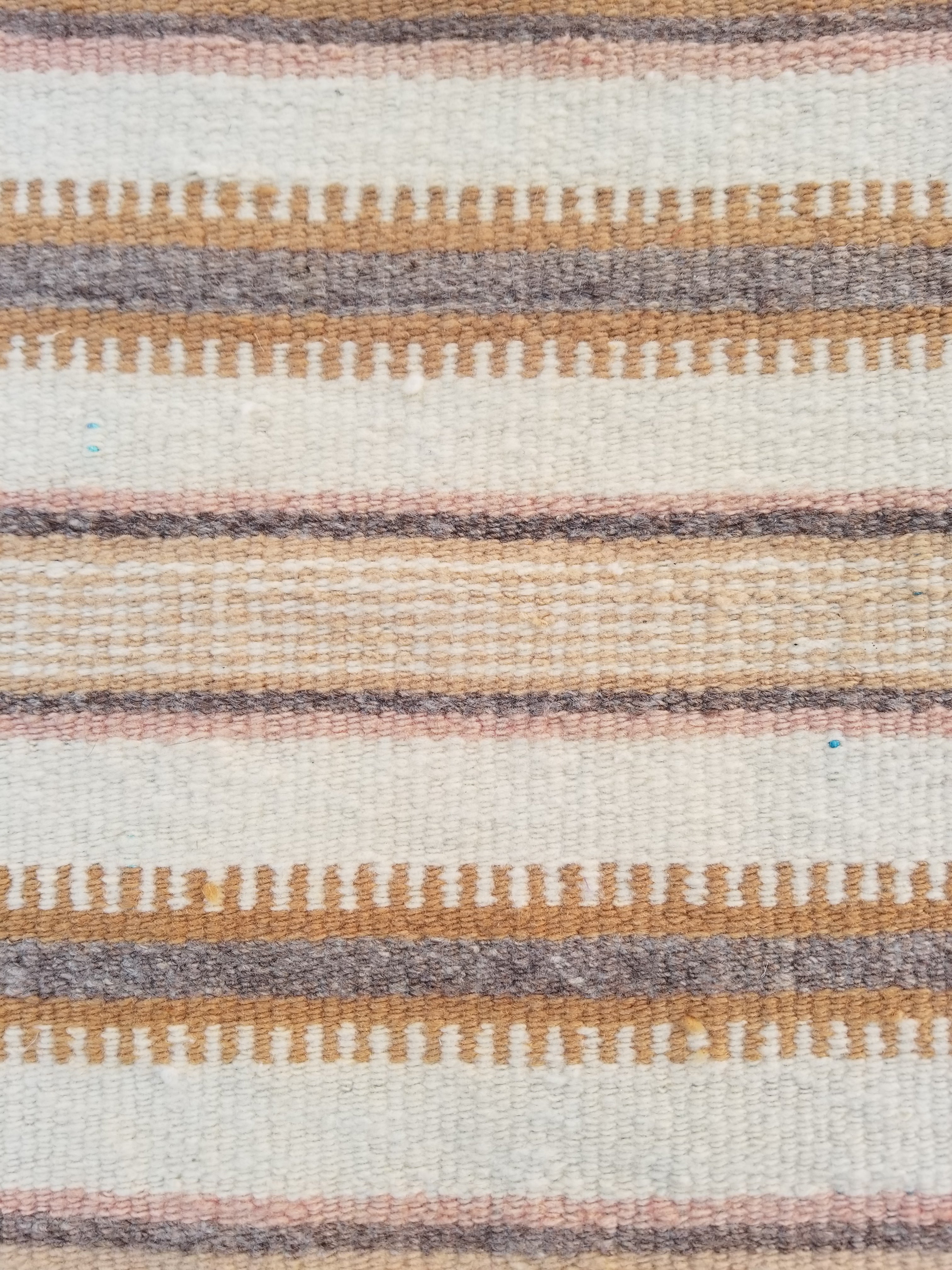 Vintage Traditional Handmade Native American Navajo Oriental Wool Rug 82x52cm