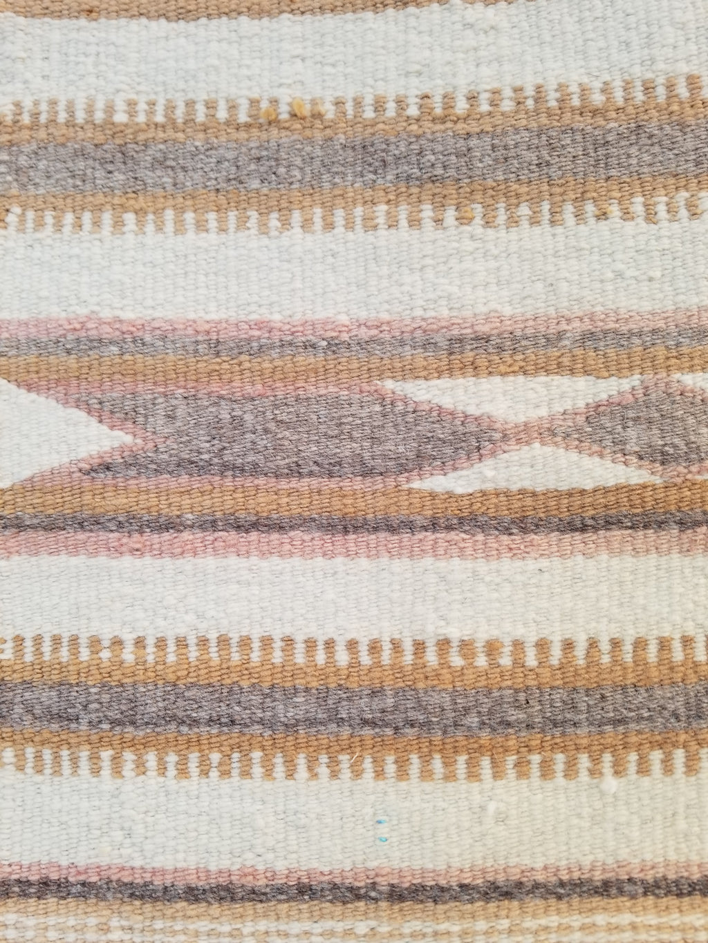 Vintage Traditional Handmade Native American Navajo Oriental Wool Rug 82x52cm