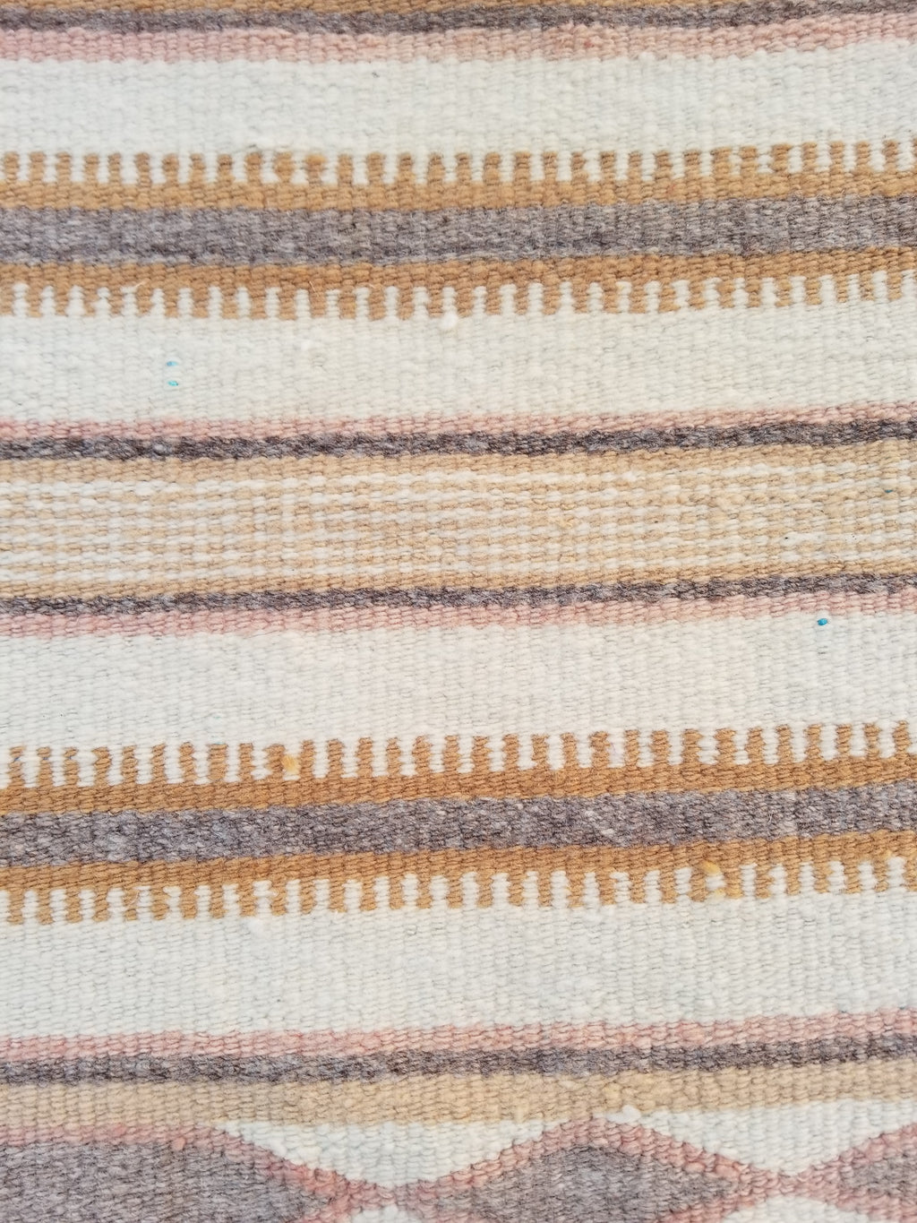 Vintage Traditional Handmade Native American Navajo Oriental Wool Rug 82x52cm
