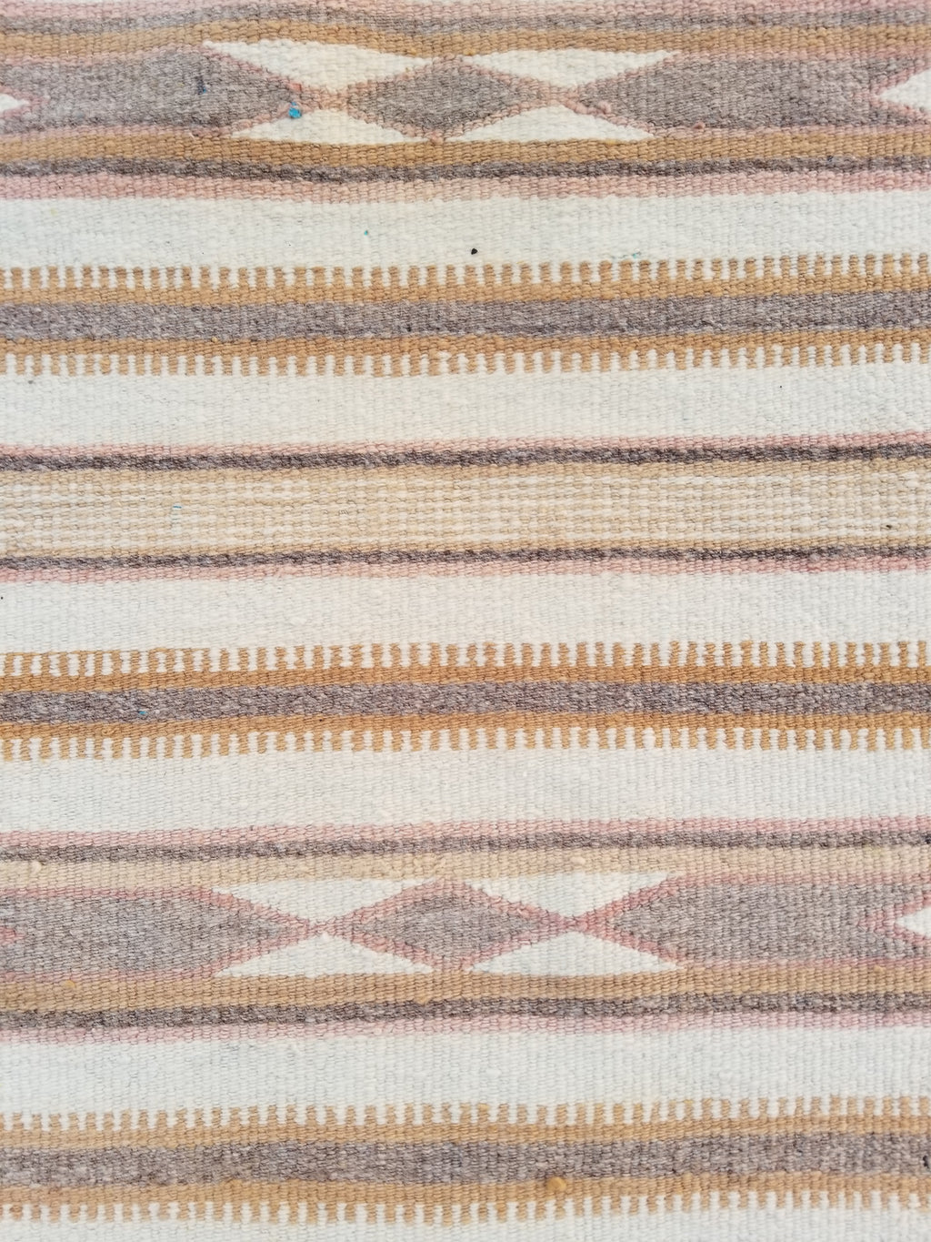 Vintage Traditional Handmade Native American Navajo Oriental Wool Rug 82x52cm