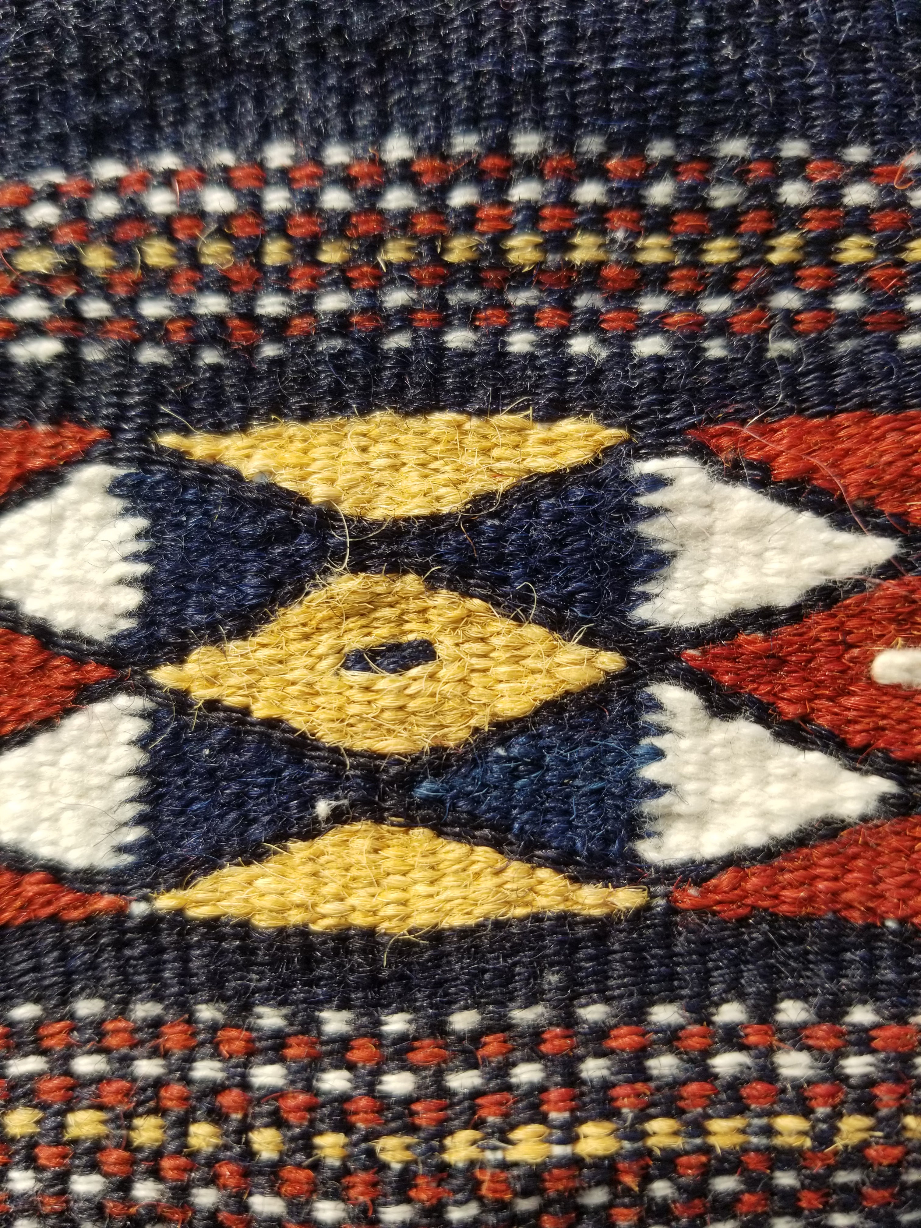 Antique Traditional Handmade African Arkilla Kerka Fulani Wedding Kilim 250x187c