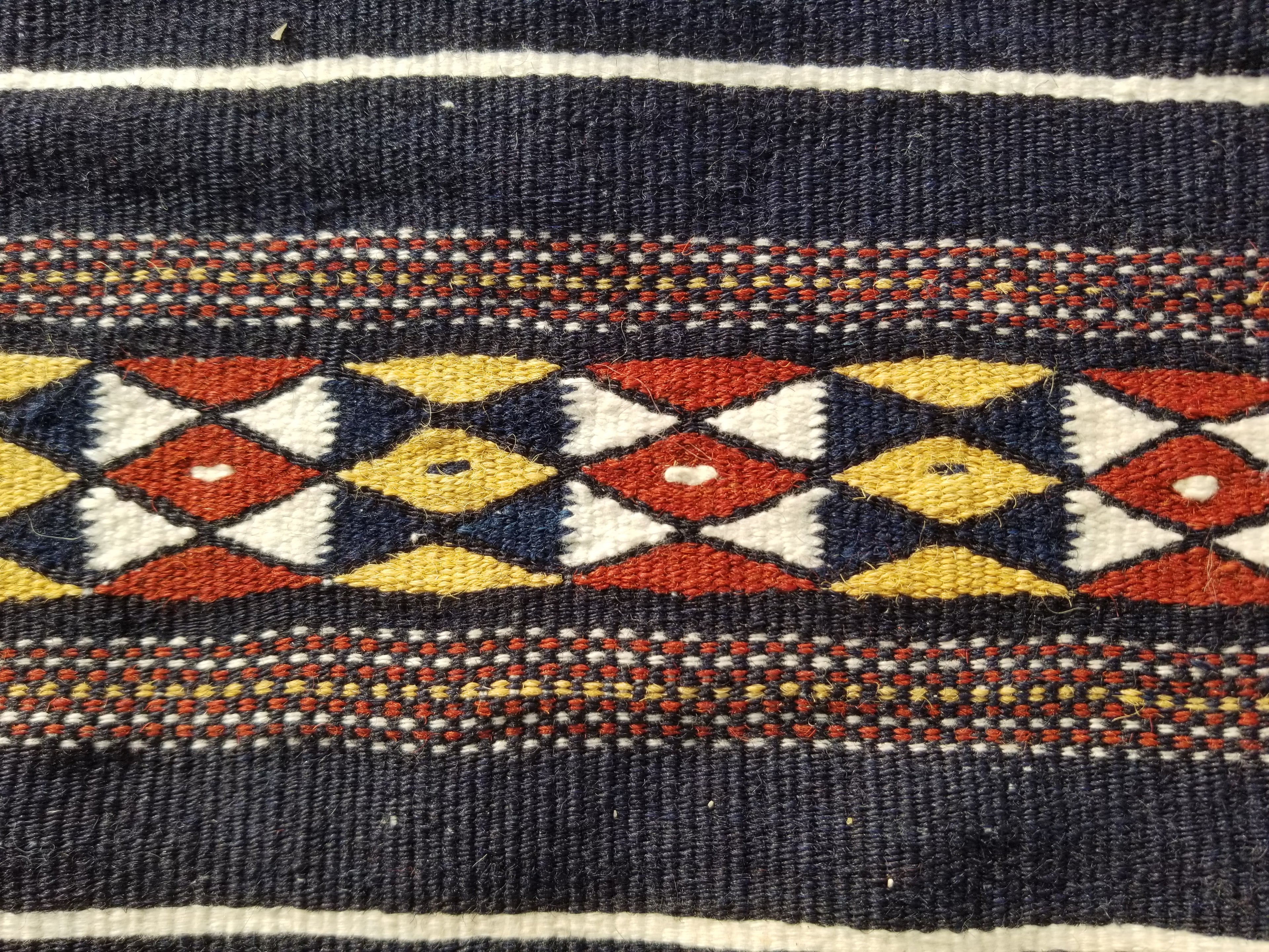 Antique Traditional Handmade African Arkilla Kerka Fulani Wedding Kilim 250x187c