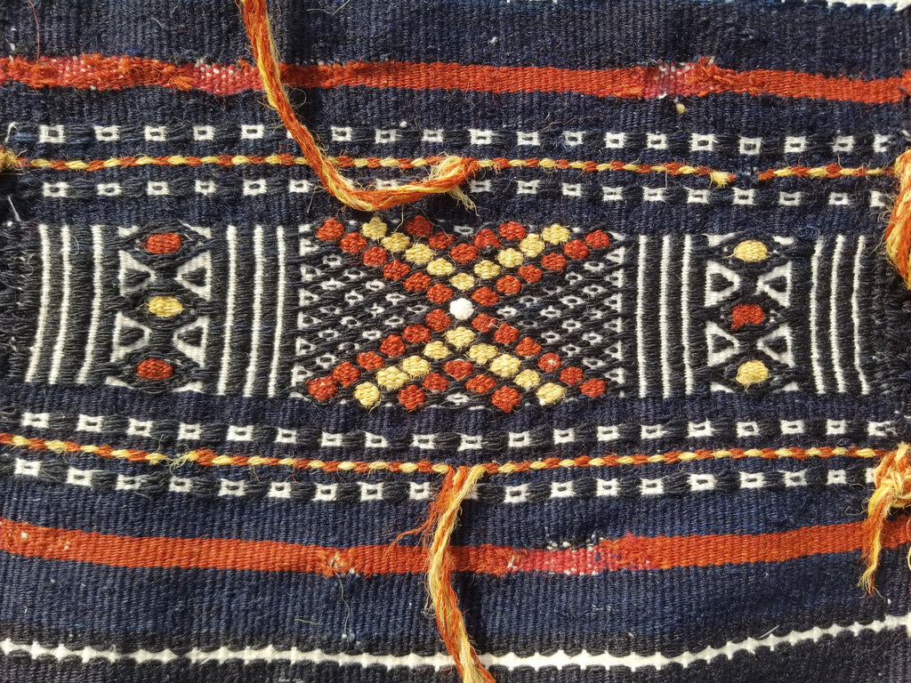 Antique Traditional Handmade African Arkilla Kerka Fulani Wedding Kilim 250x187c