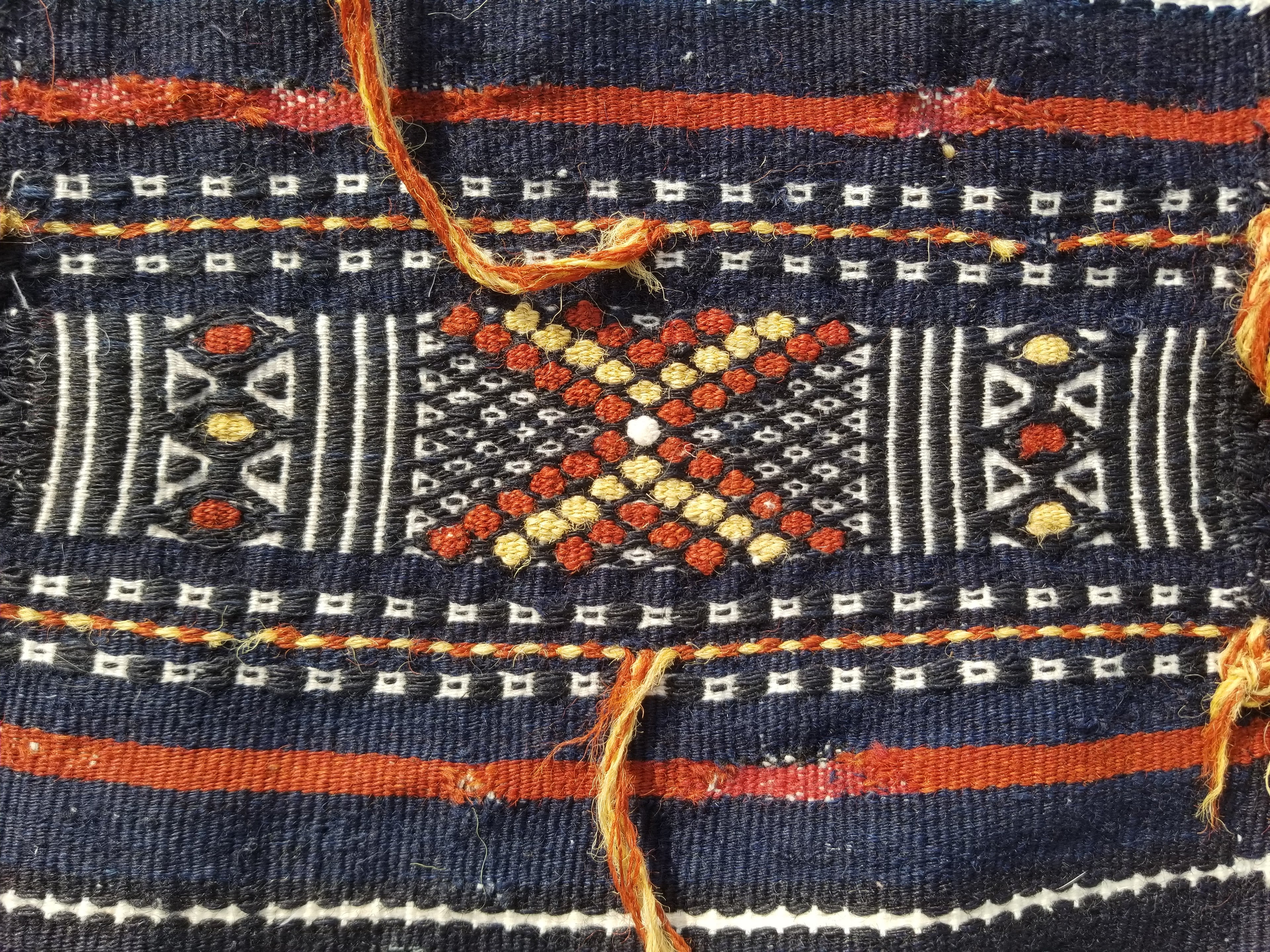 Antique Traditional Handmade African Arkilla Kerka Fulani Wedding Kilim 250x187c