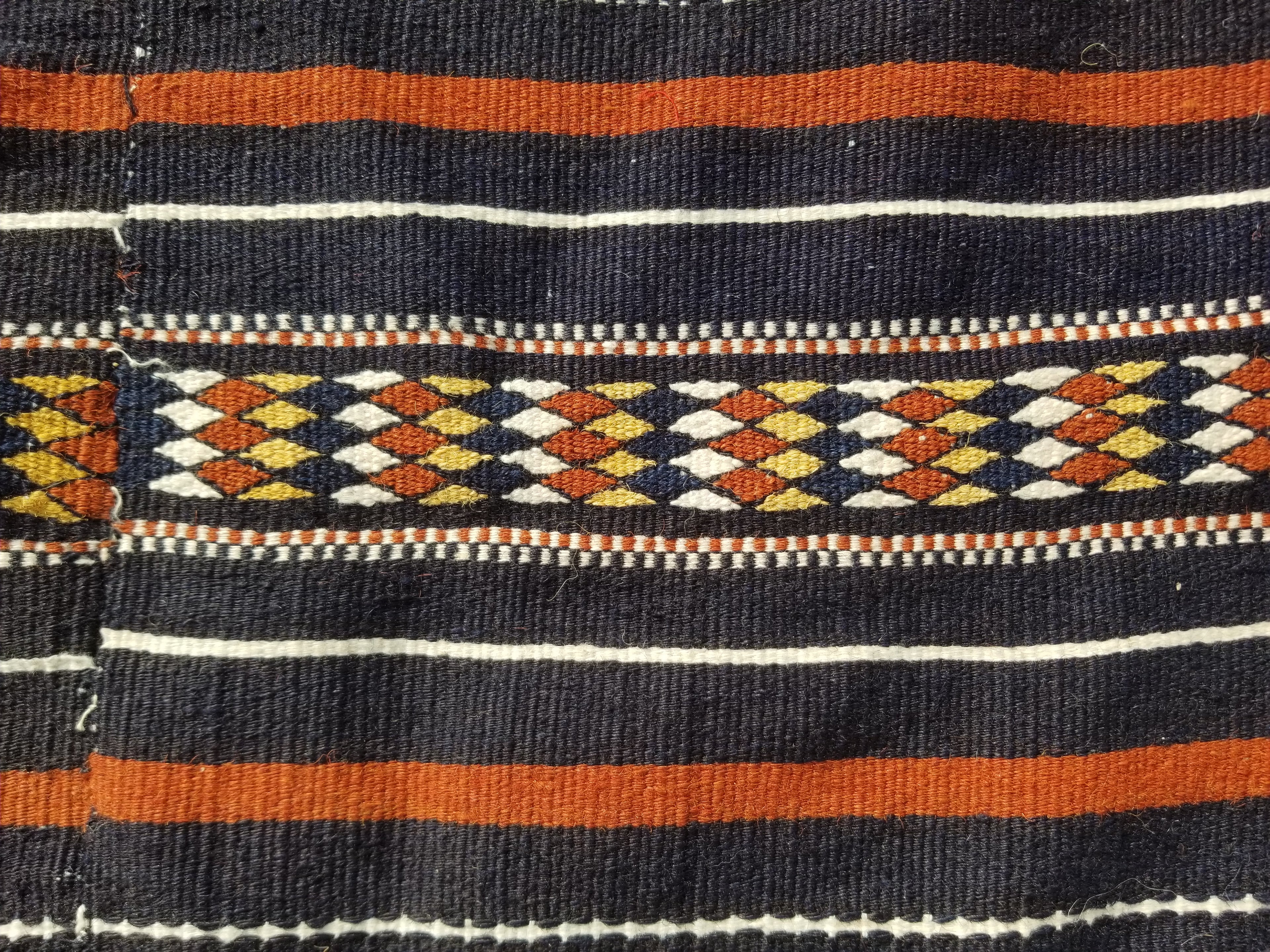 Antique Traditional Handmade African Arkilla Kerka Fulani Wedding Kilim 250x187c