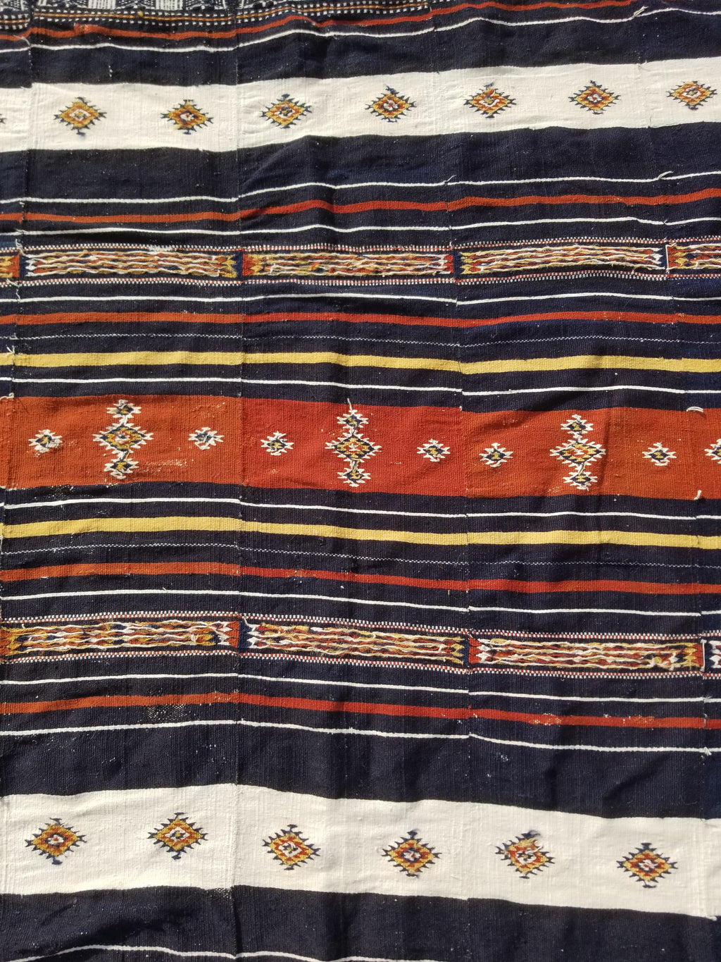 Antique Traditional Handmade African Arkilla Kerka Fulani Wedding Kilim 250x187c