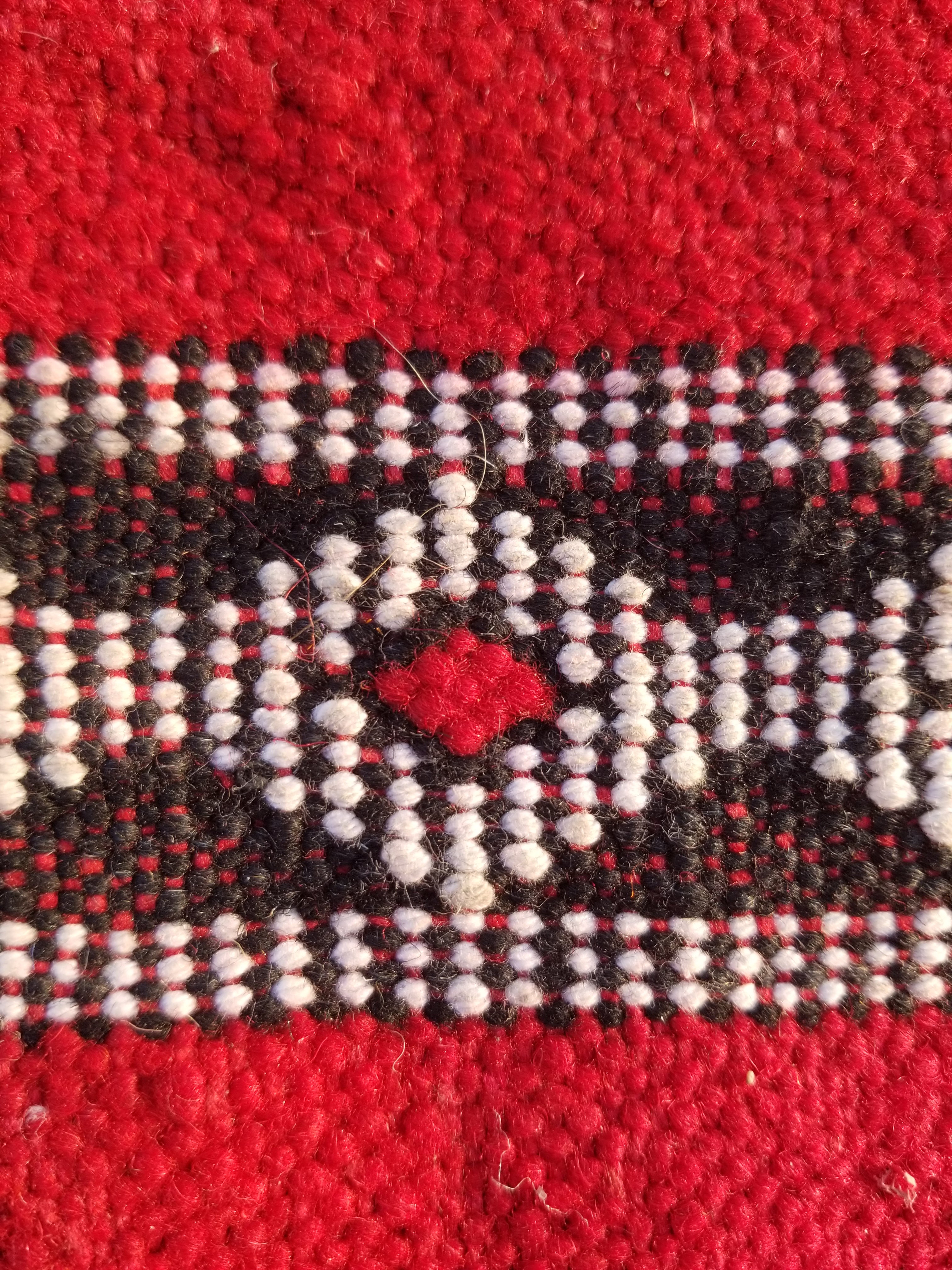 Vintage Traditional Handmade Moroccan Berber Wool Kilim Rug 143x75cms