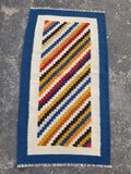 Vintage Handmade Modernist Scandinavian Flatweave Wool Kilim Rug 127x71cms