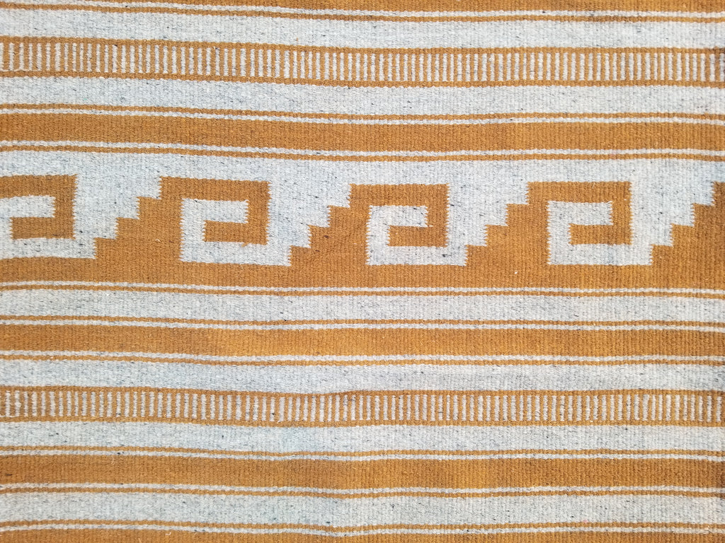 Vintage Handmade Southwestern Navajo-Style Flatweave Wool Kilim Rug 146x64cms