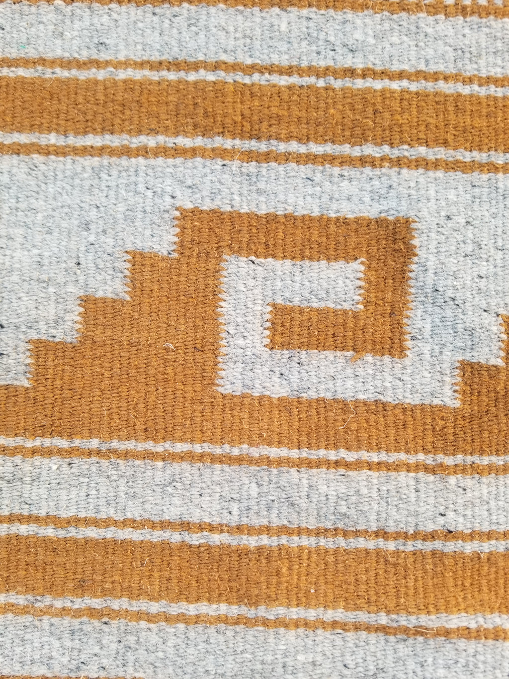 Vintage Handmade Southwestern Navajo-Style Flatweave Wool Kilim Rug 146x64cms