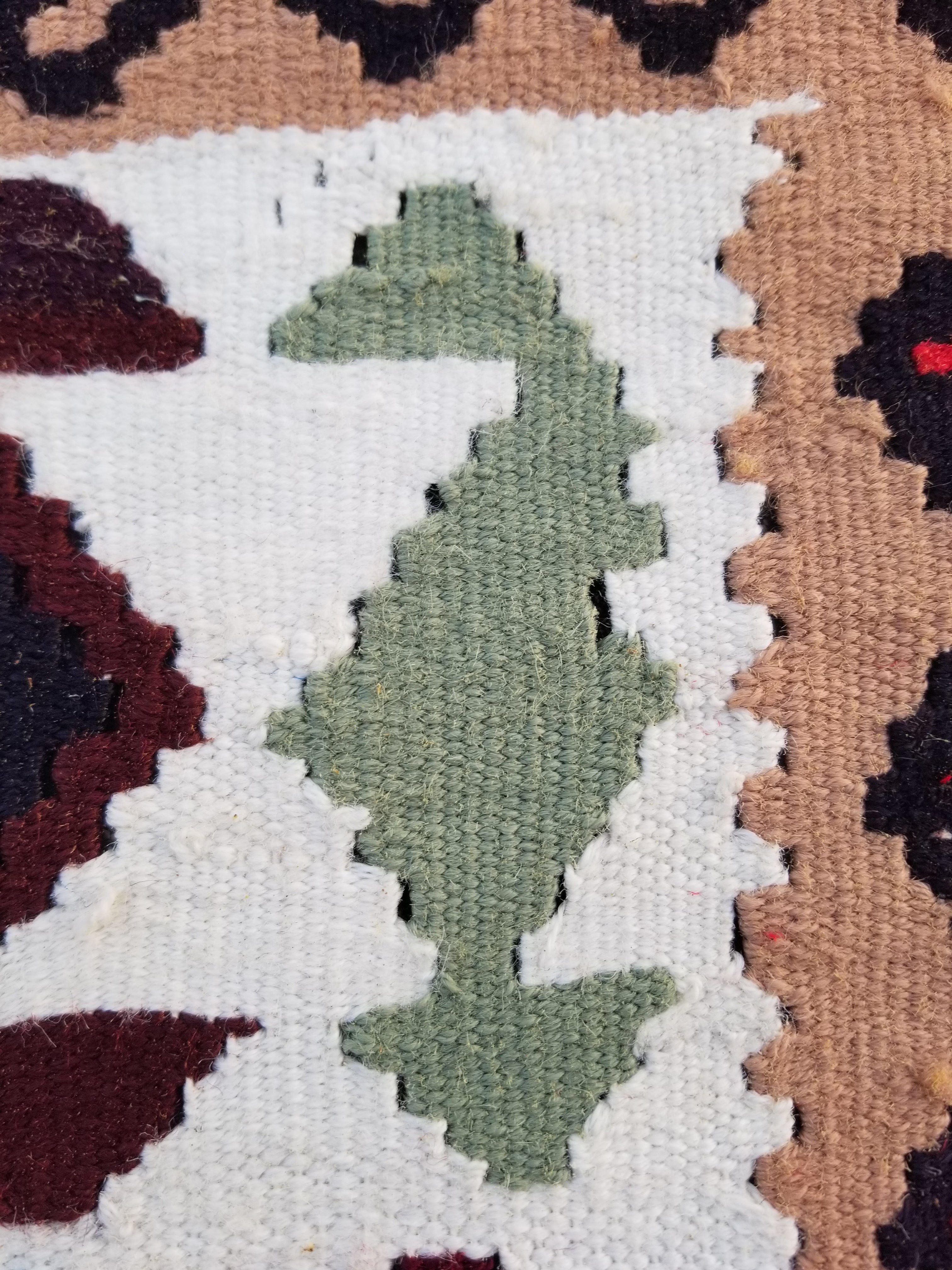Vintage Handmade Turkish Anatolian Flatweave Wool Kilim Rug 186x96cms
