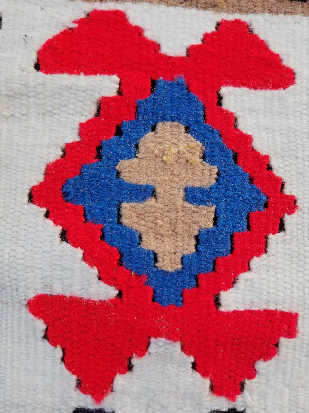 Vintage Handmade Turkish Anatolian Flatweave Wool Kilim Rug 186x96cms