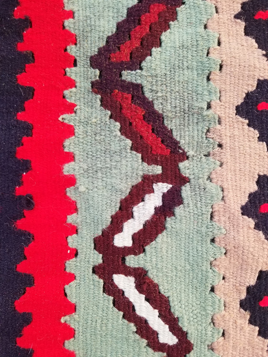 Vintage Handmade Turkish Anatolian Flatweave Wool Kilim Rug 186x96cms